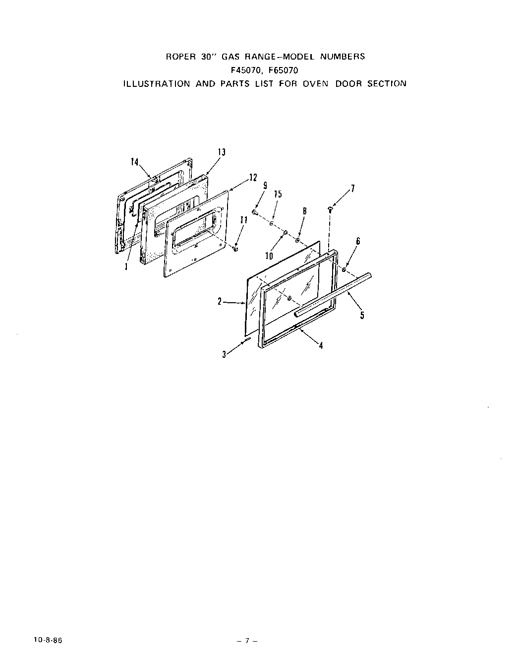 06 - OVEN DOOR