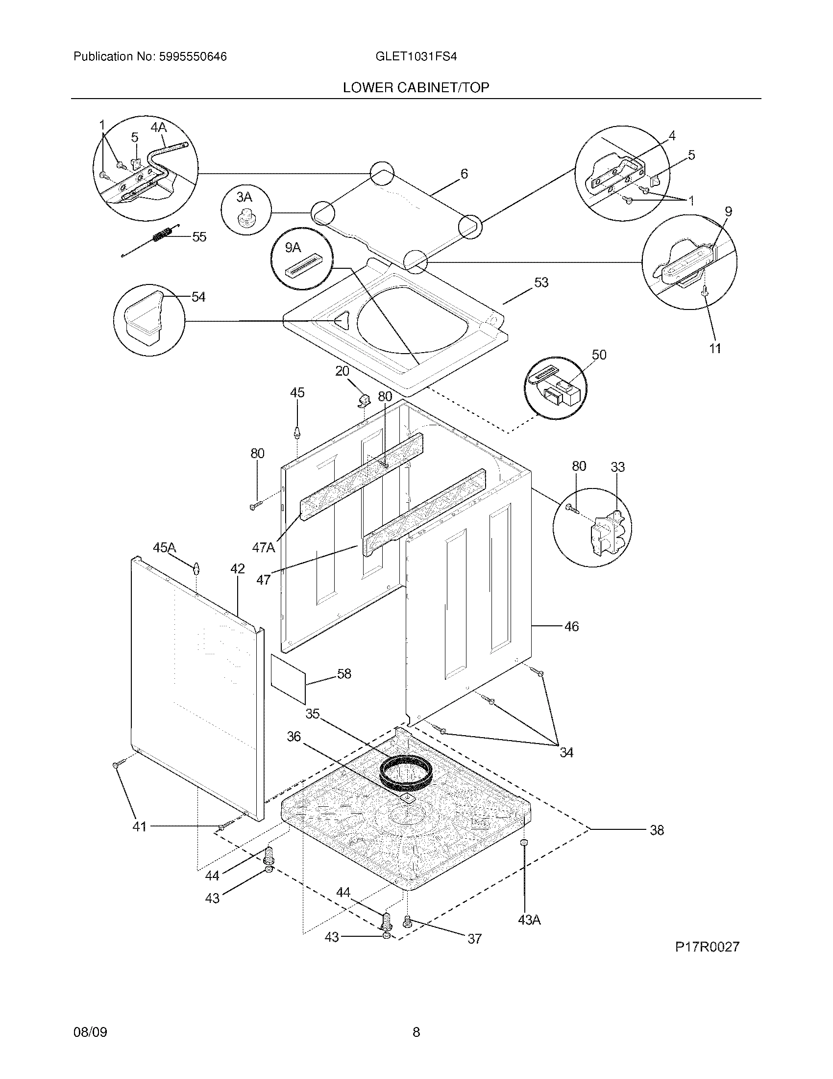 09 - LOWER CABINET/TOP