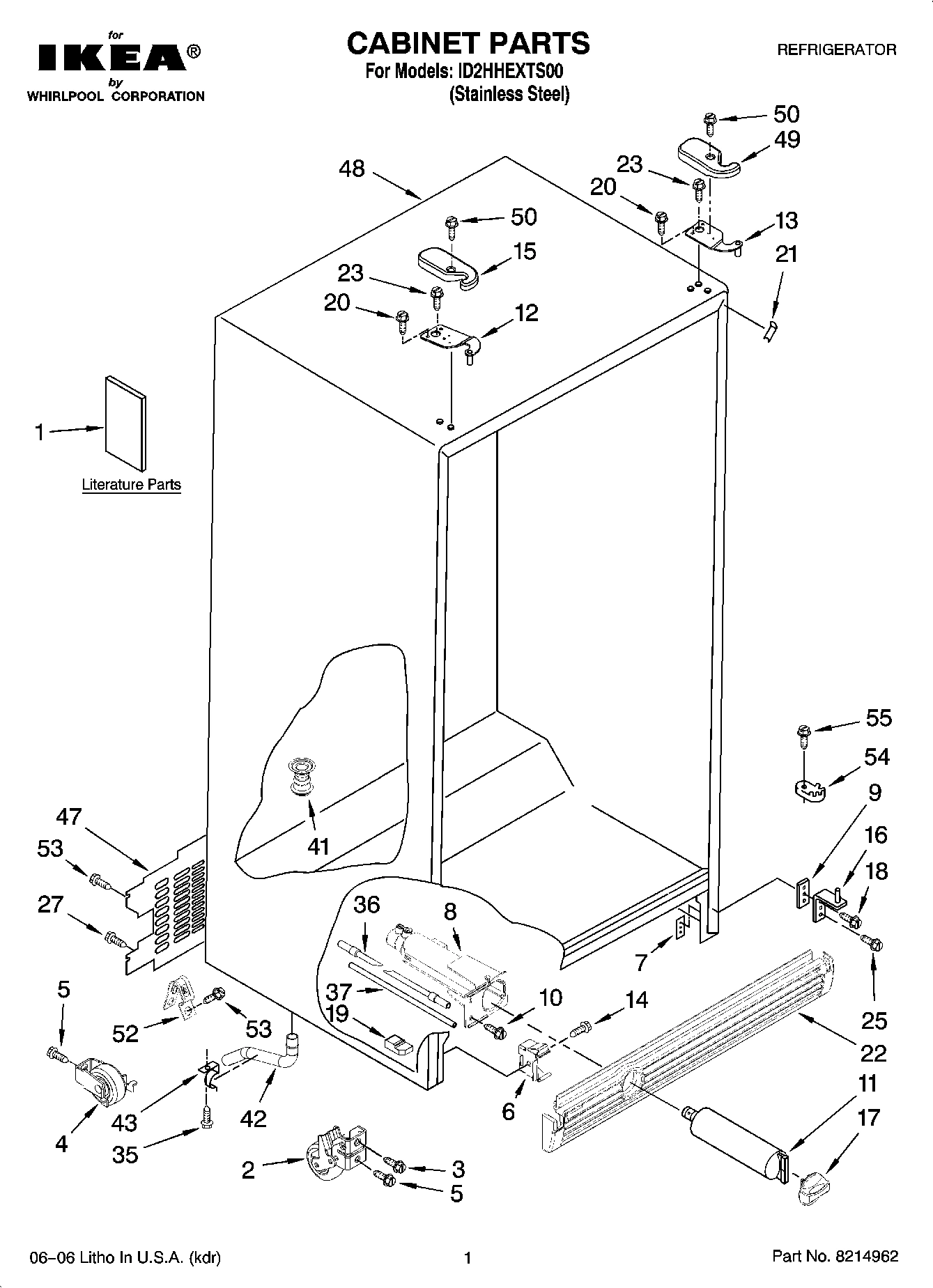 01 - CABINET PARTS