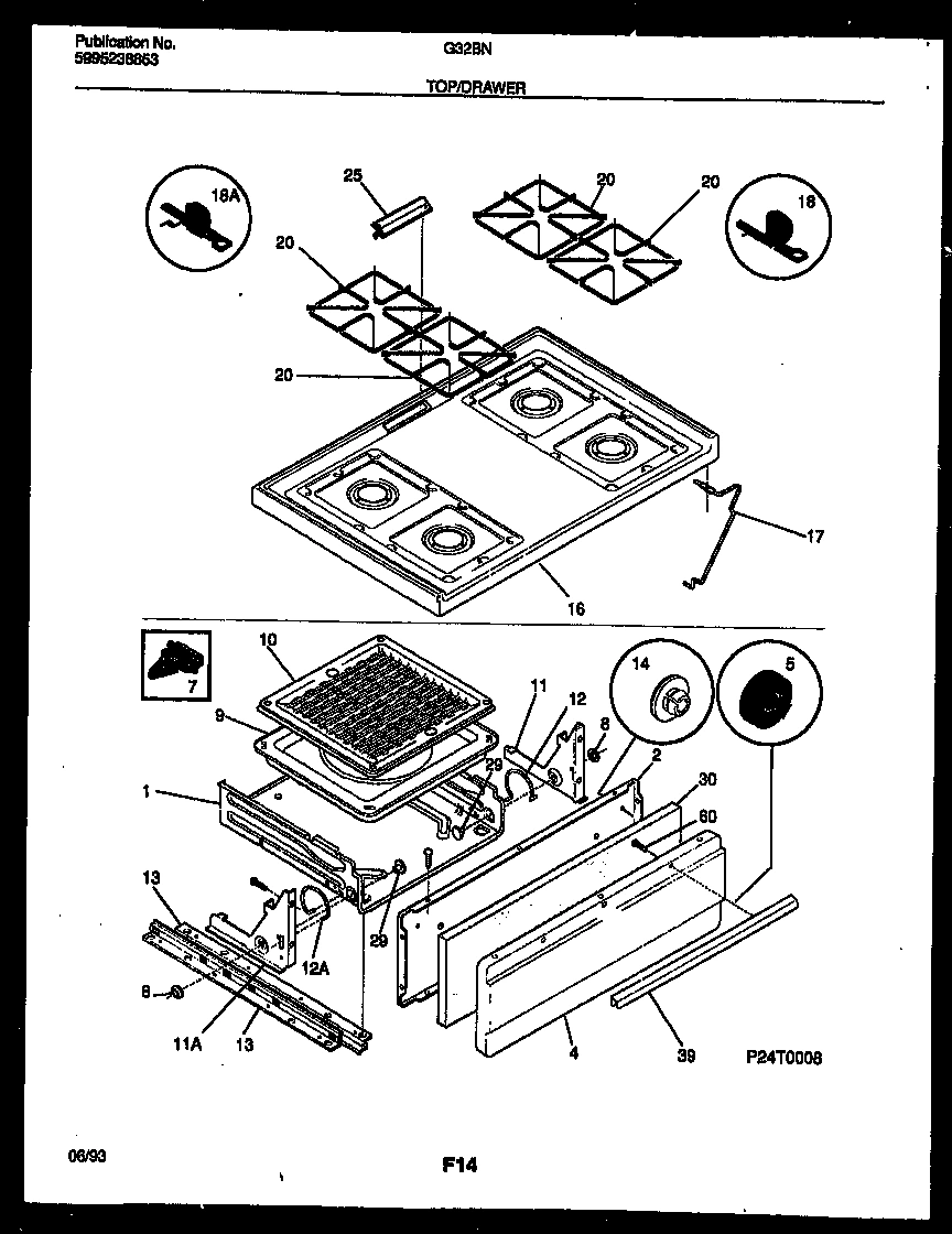 05 - COOKTOP AND BROILER DRAWER PARTS