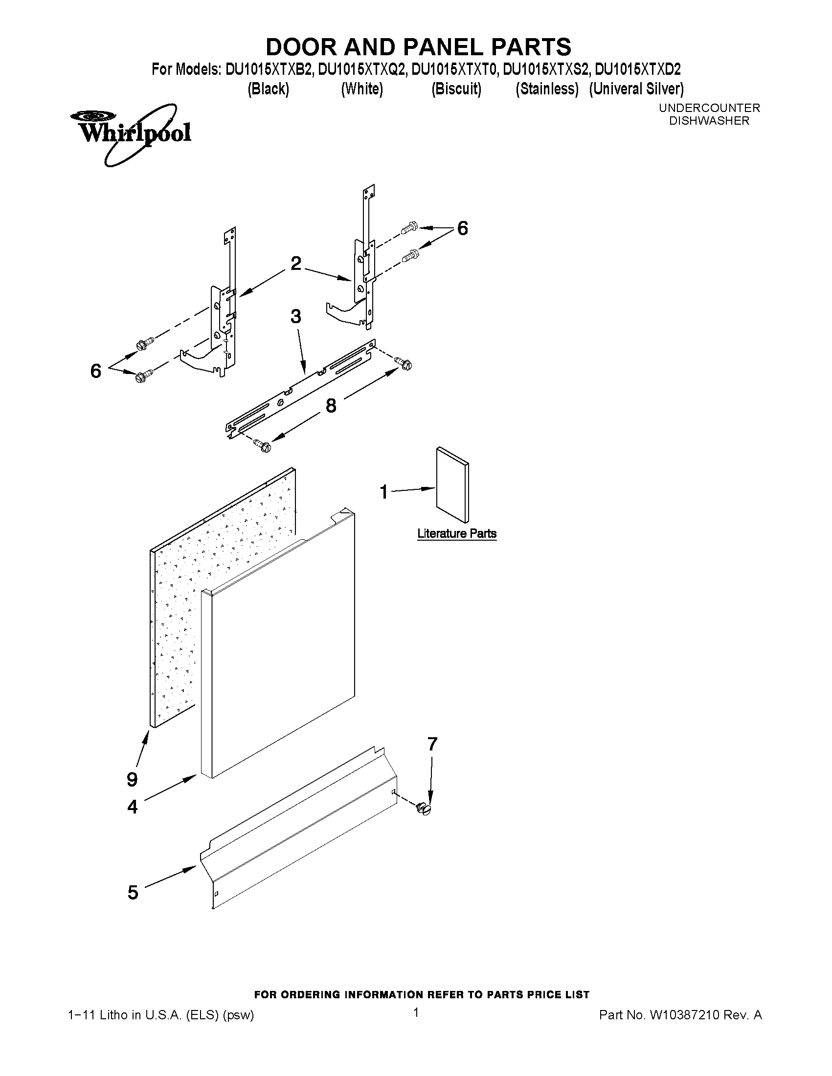 01 - DOOR AND PANEL PARTS