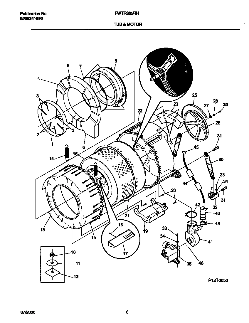 04 - WSHR TUB,MOTOR