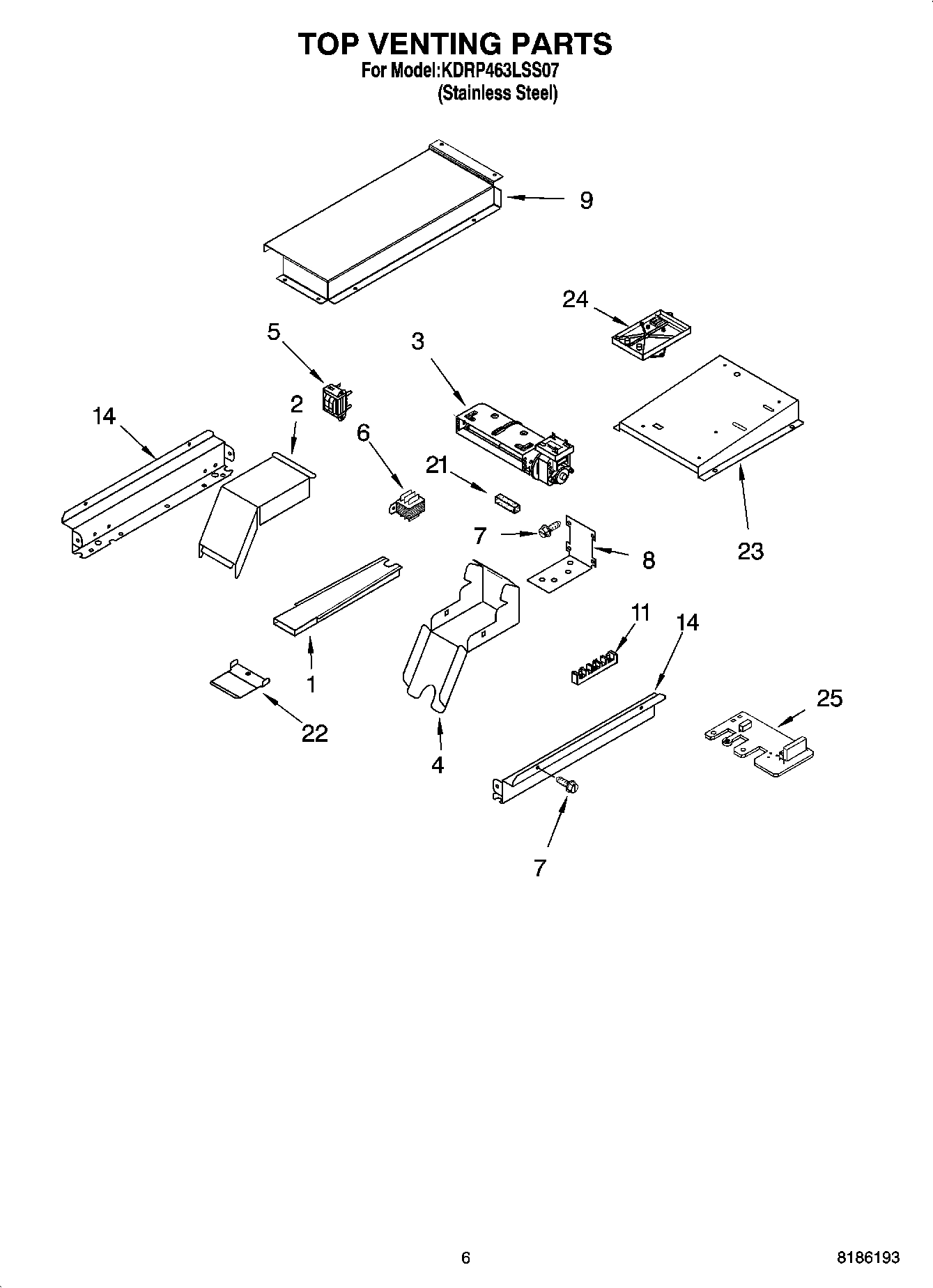 05 - TOP VENTING PARTS