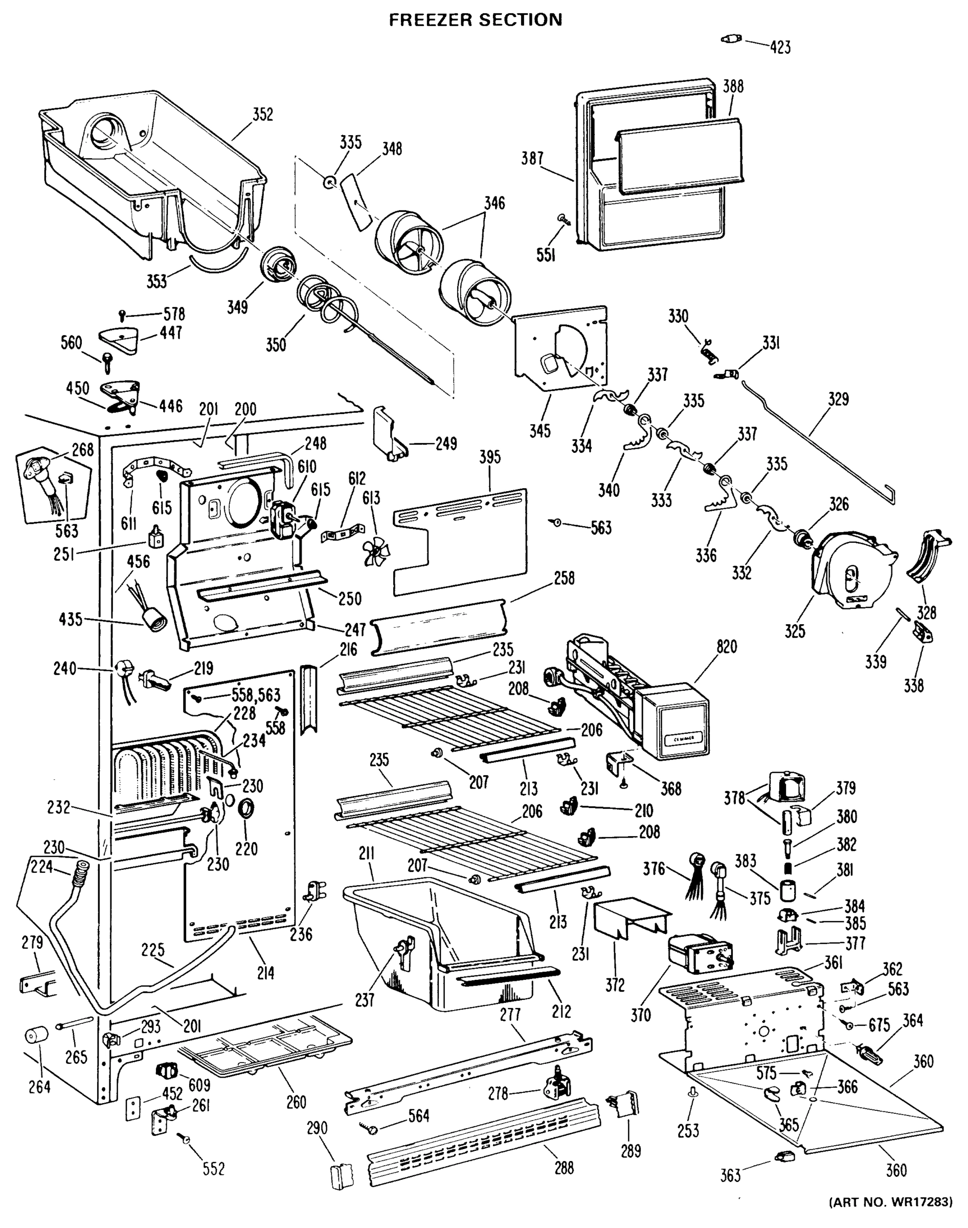 FREEZER SECTION
