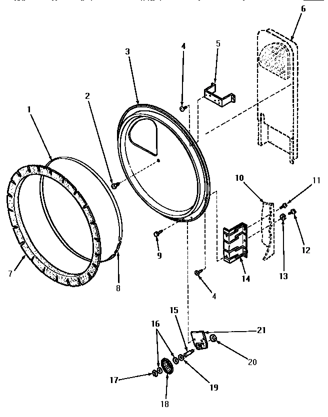 11 - REAR BLKHD, FELT SEAL & CYLINDER ROLLER