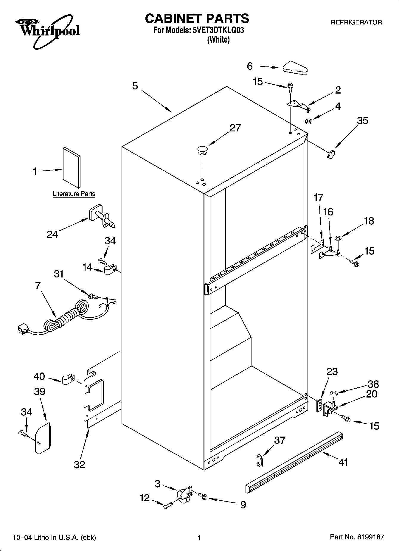 01 - CABINET PARTS