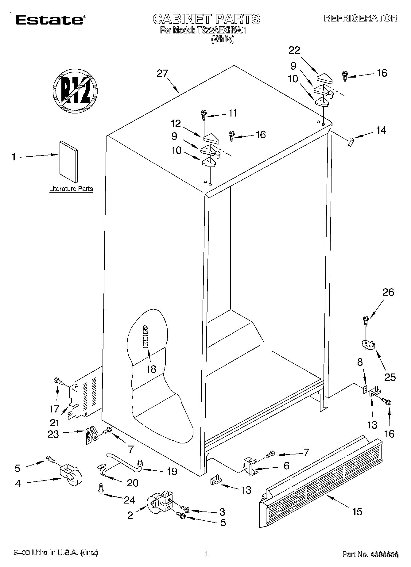 01 - CABINET, LITERATURE