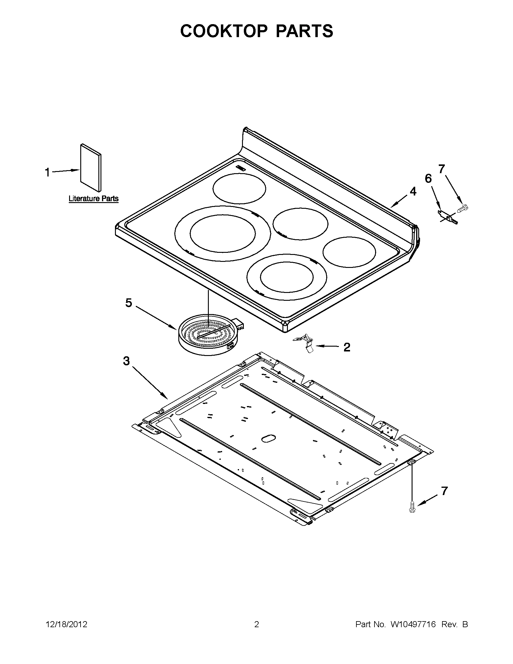 01 - COOKTOP PARTS