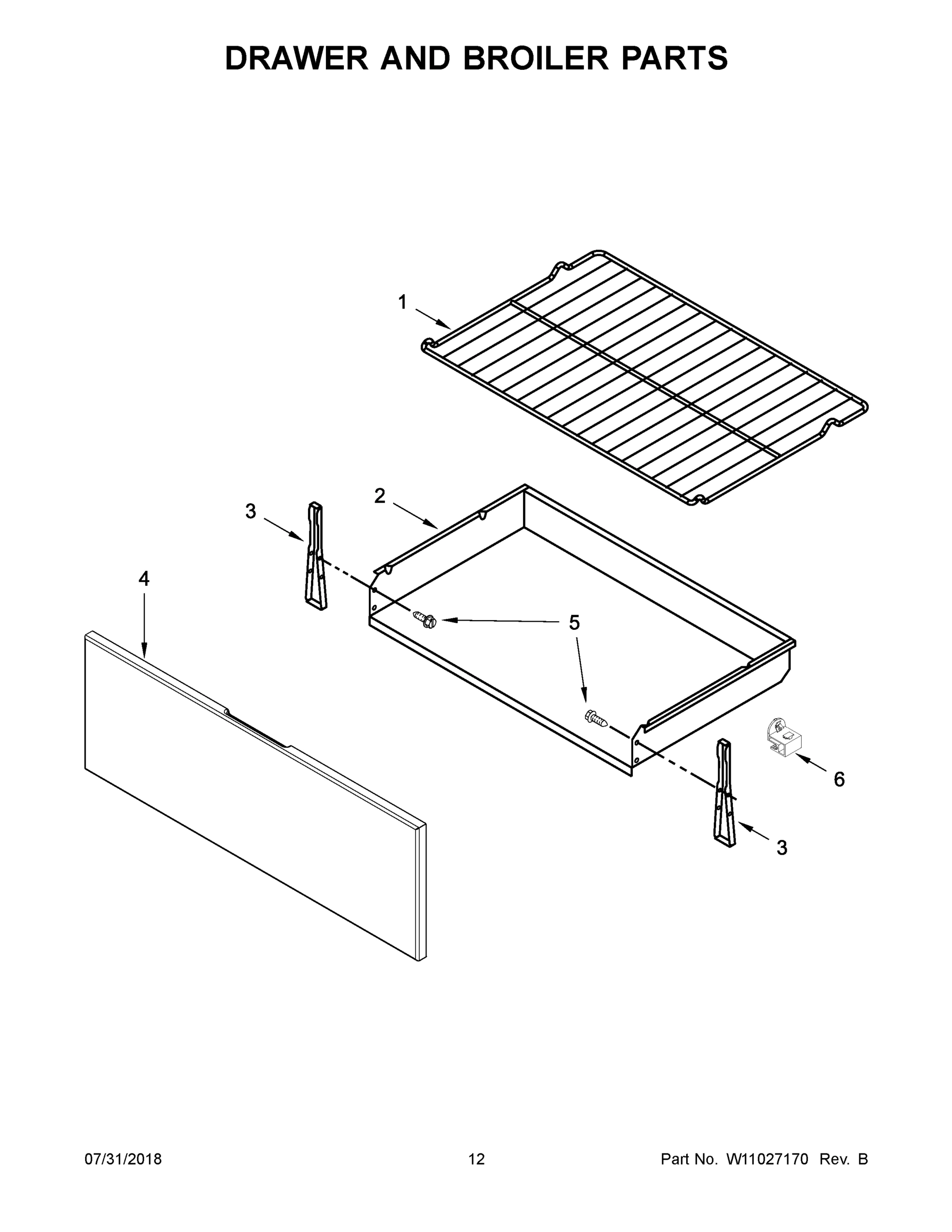 07 - DRAWER AND BROILER PARTS