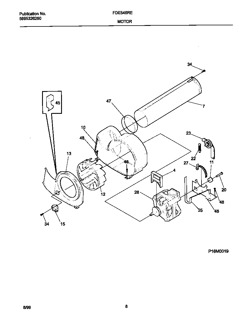 05 - P16M0019 MOTOR,BLOWER