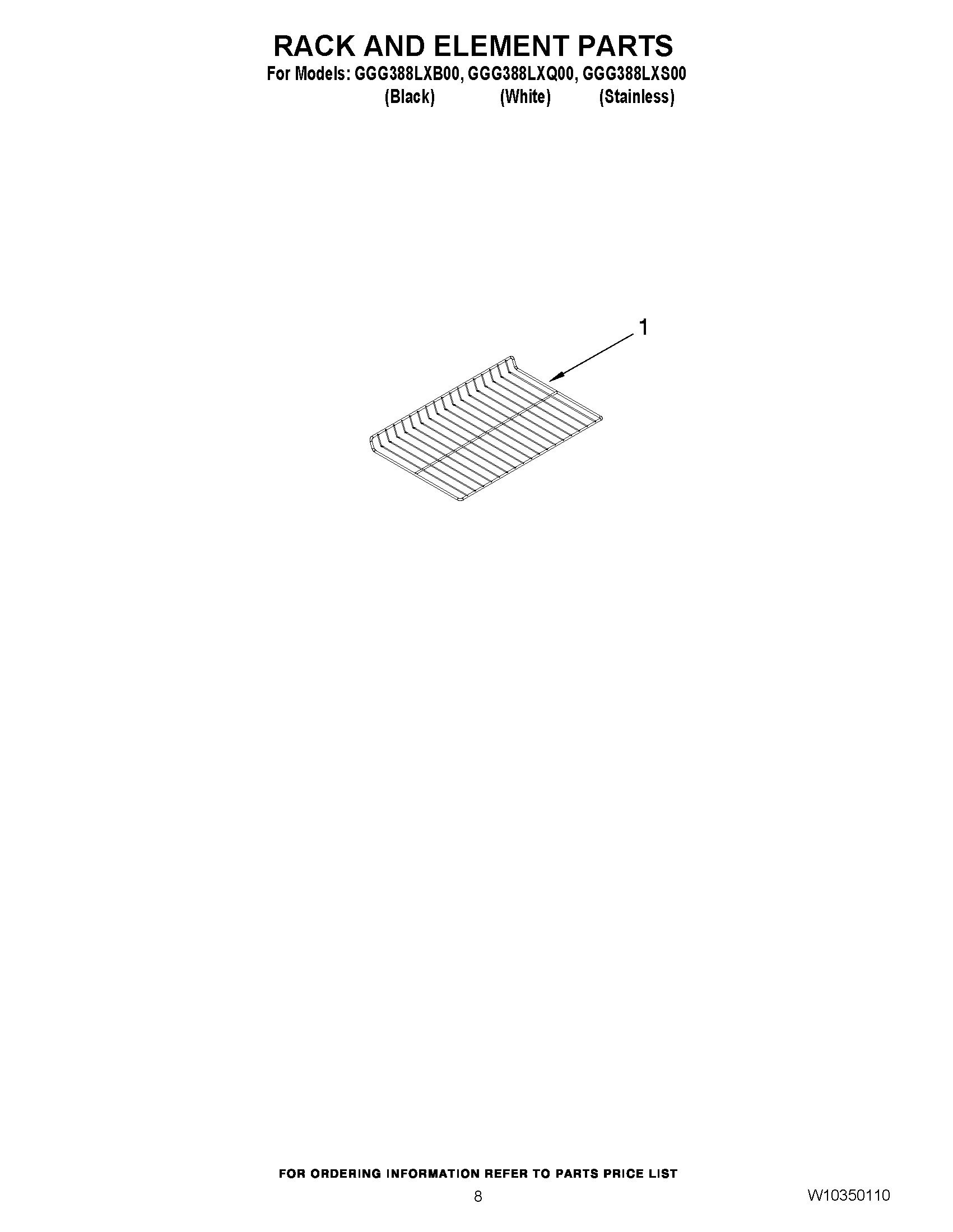 07 - RACK AND ELEMENT PARTS