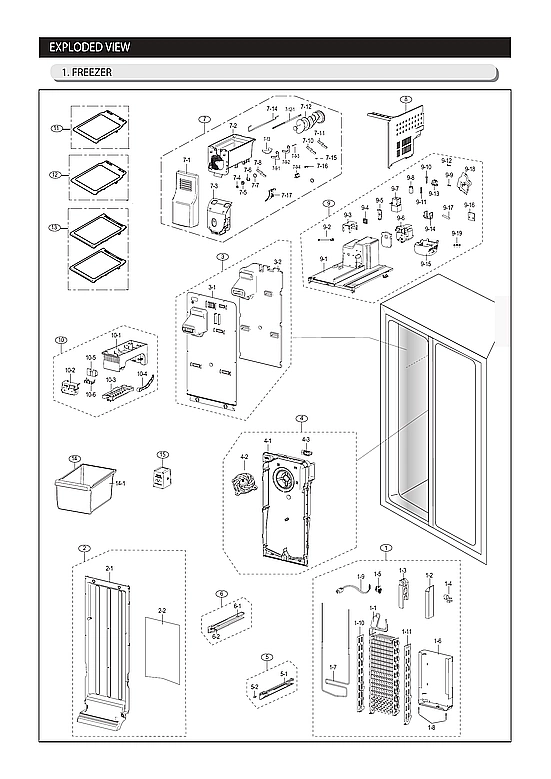 FREEZER PARTS