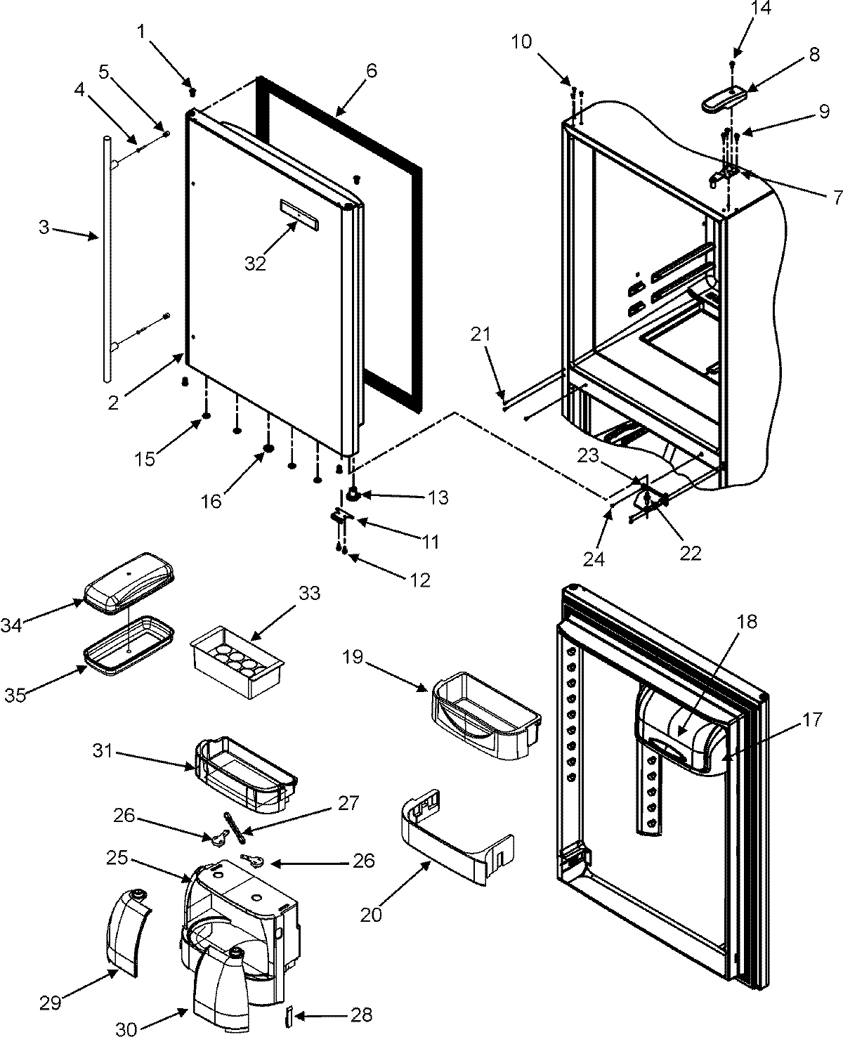 10 - REFRIGERATOR DOOR