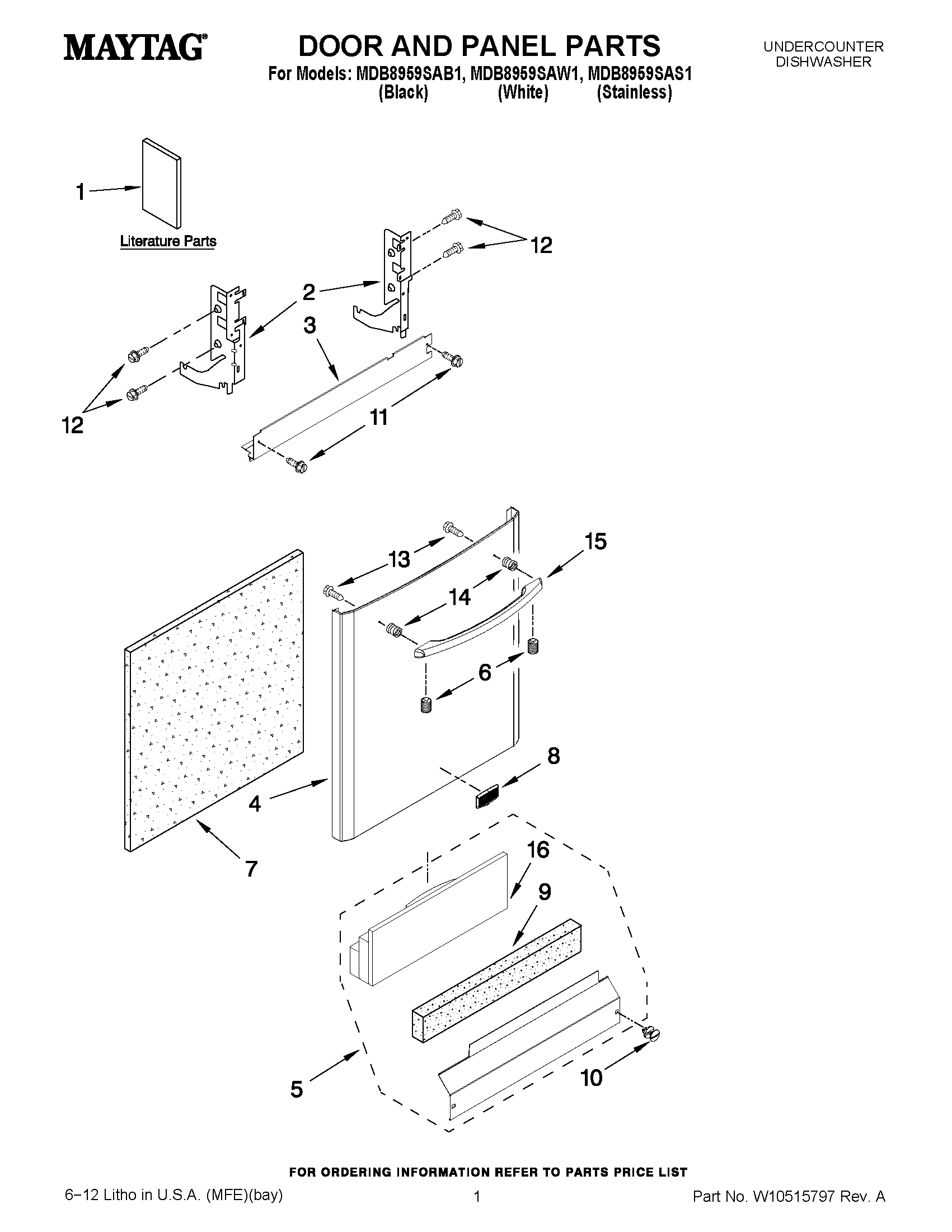 01 - DOOR AND PANEL PARTS