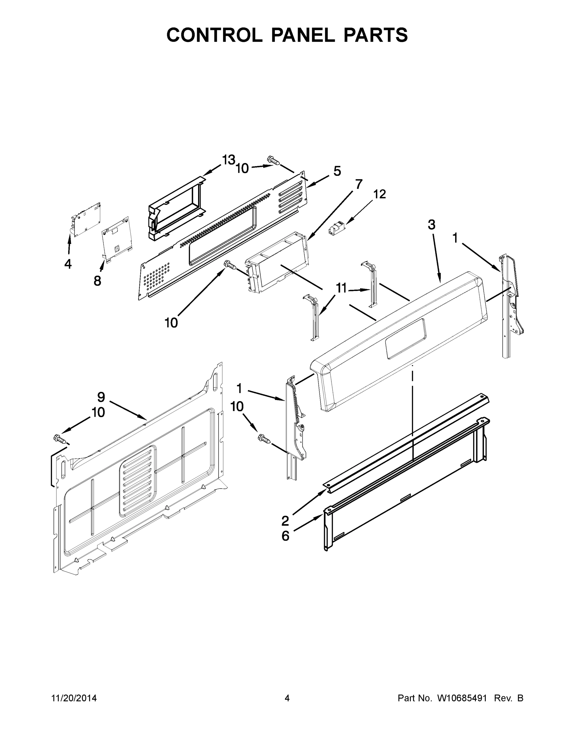 03 - CONTROL PANEL PARTS