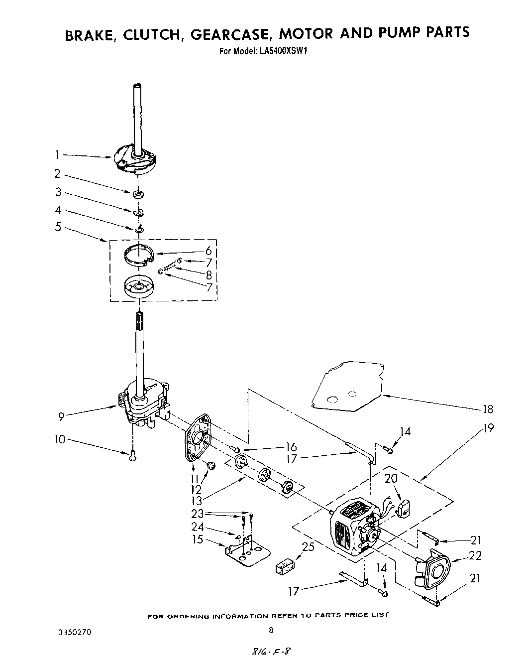06 - BRAKE, CLUTCH, GEARCASE, MOTOR AND PUMP