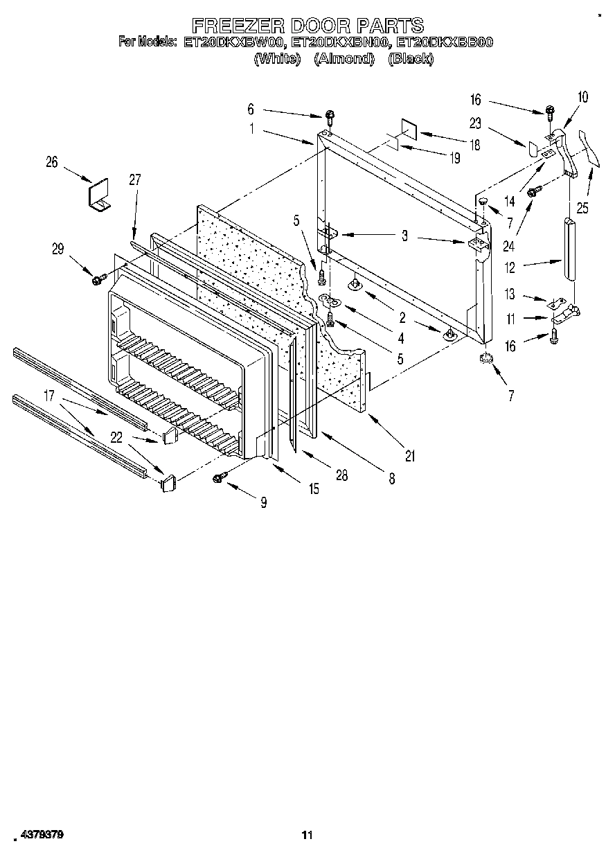 07 - FREEZER DOOR