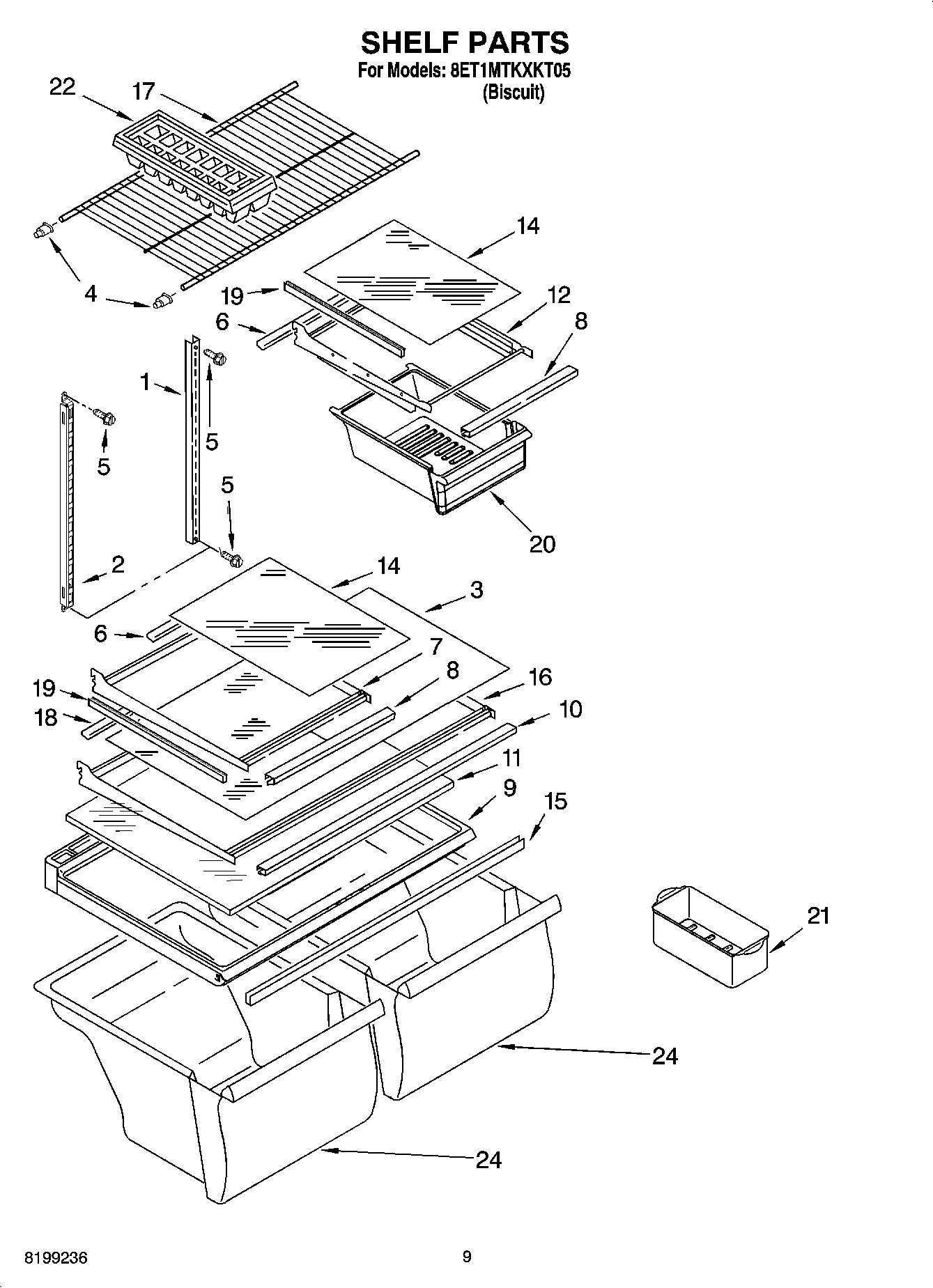 05 - SHELF PARTS, OPTIONAL PARTS