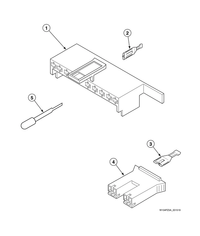 Mixing Valve And Motor Connection Blocks, Terminals And Extractor Tool