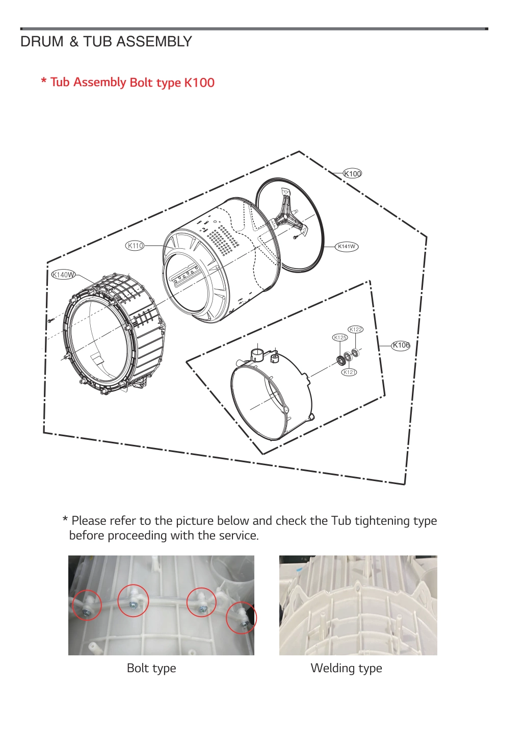 DRUM & TUB ASSEMBLY
