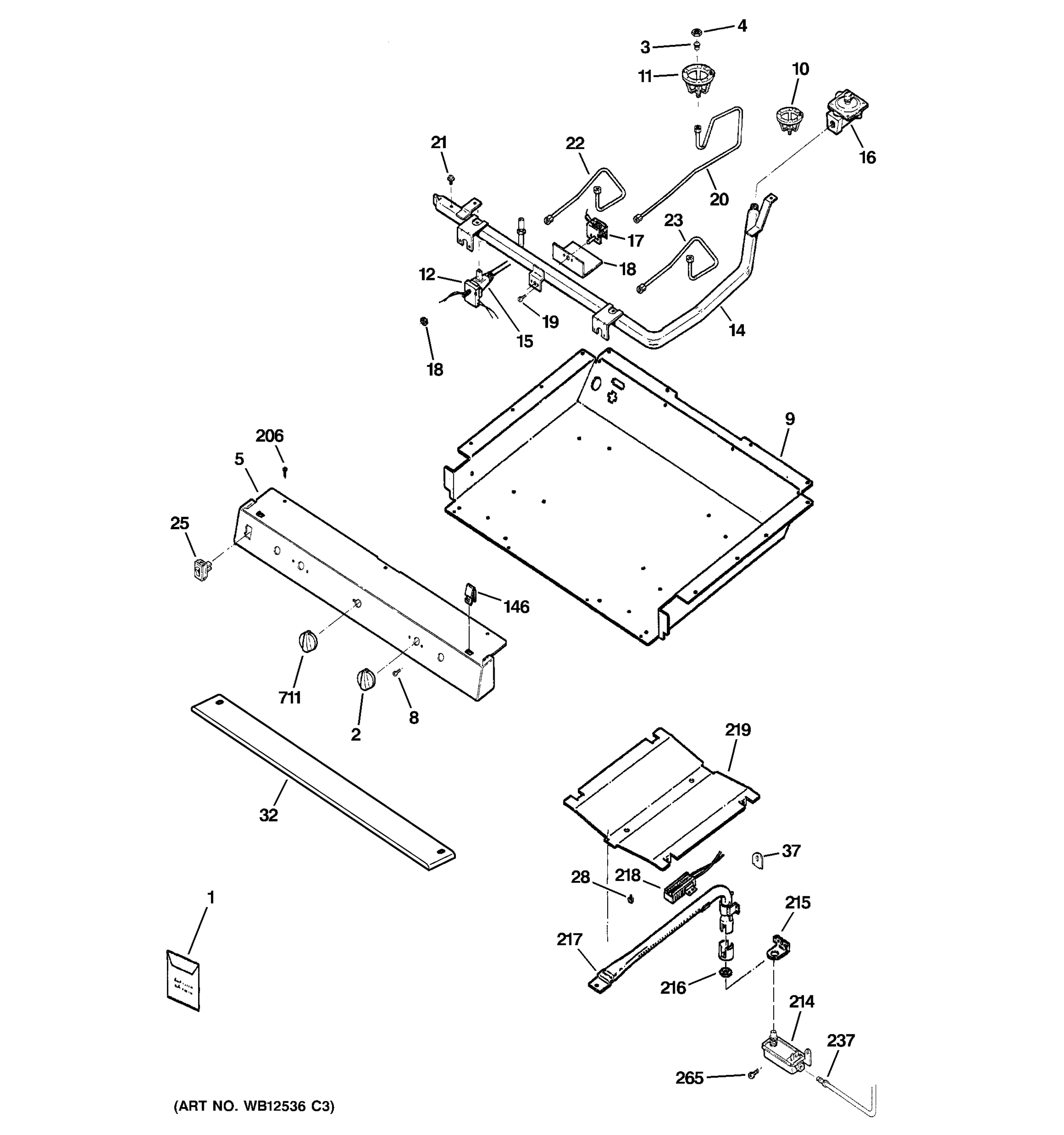 GAS & BURNER PARTS