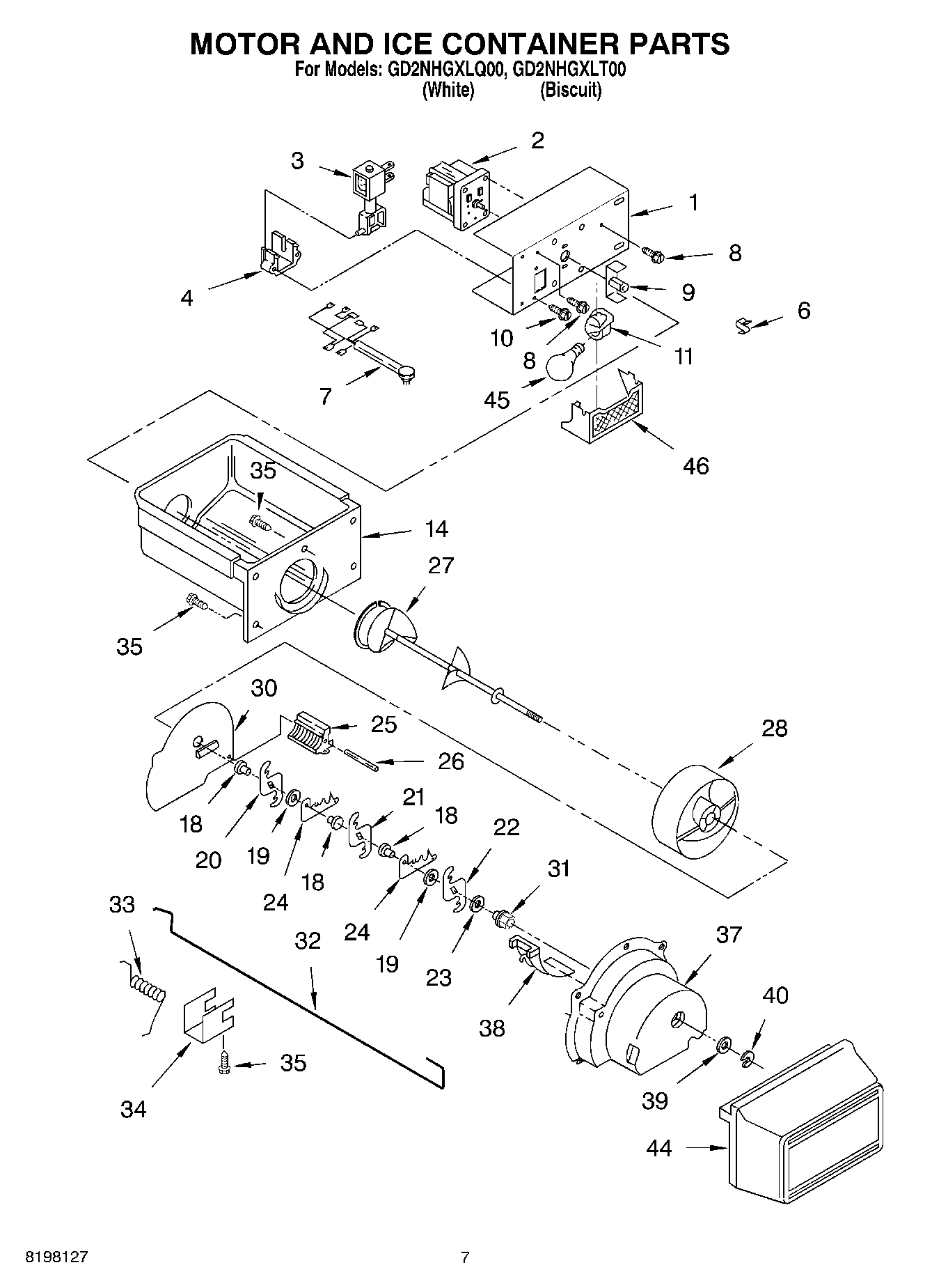 06 - MOTOR AND ICE CONTAINER