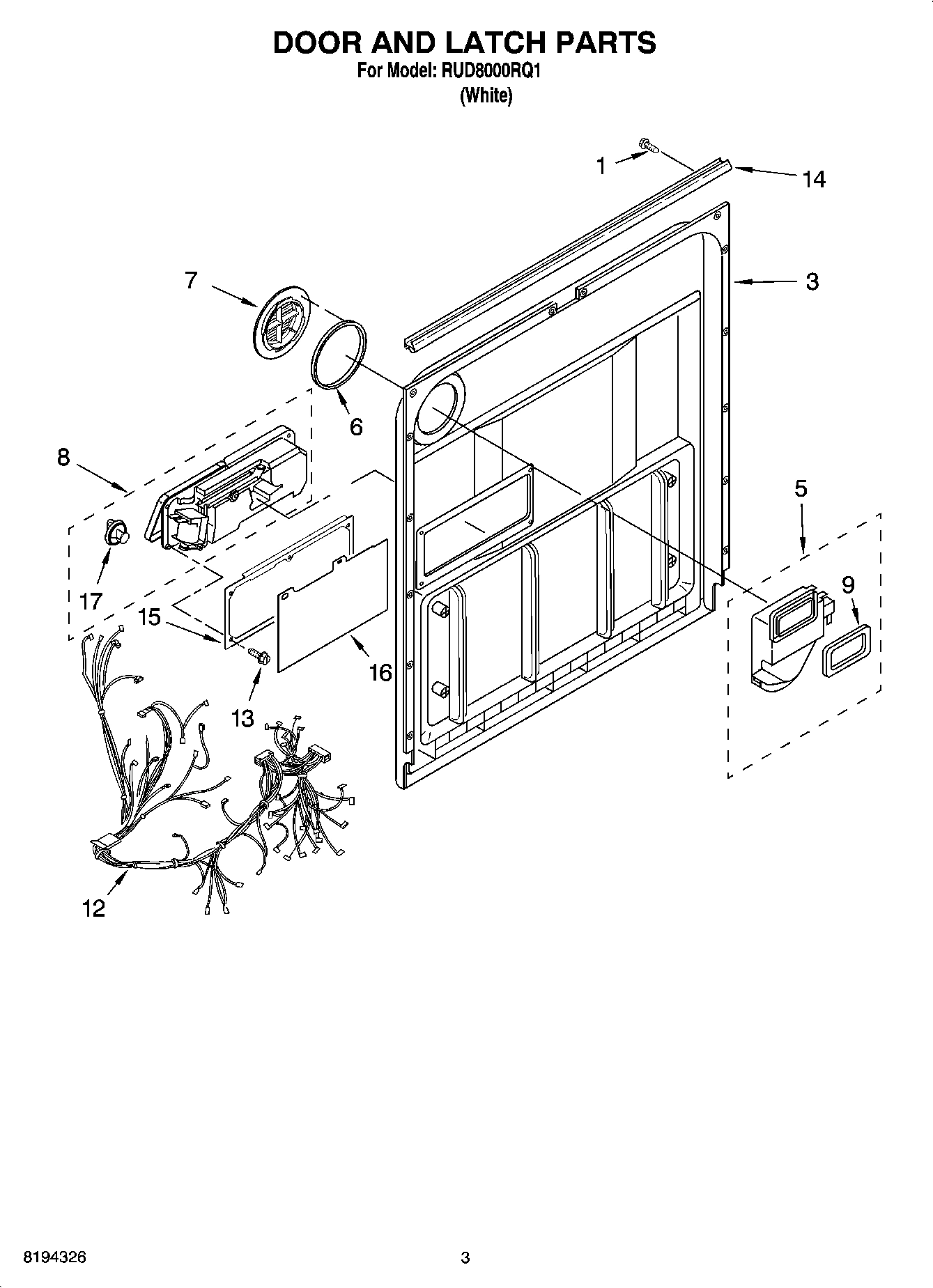 03 - DOOR AND LATCH PARTS