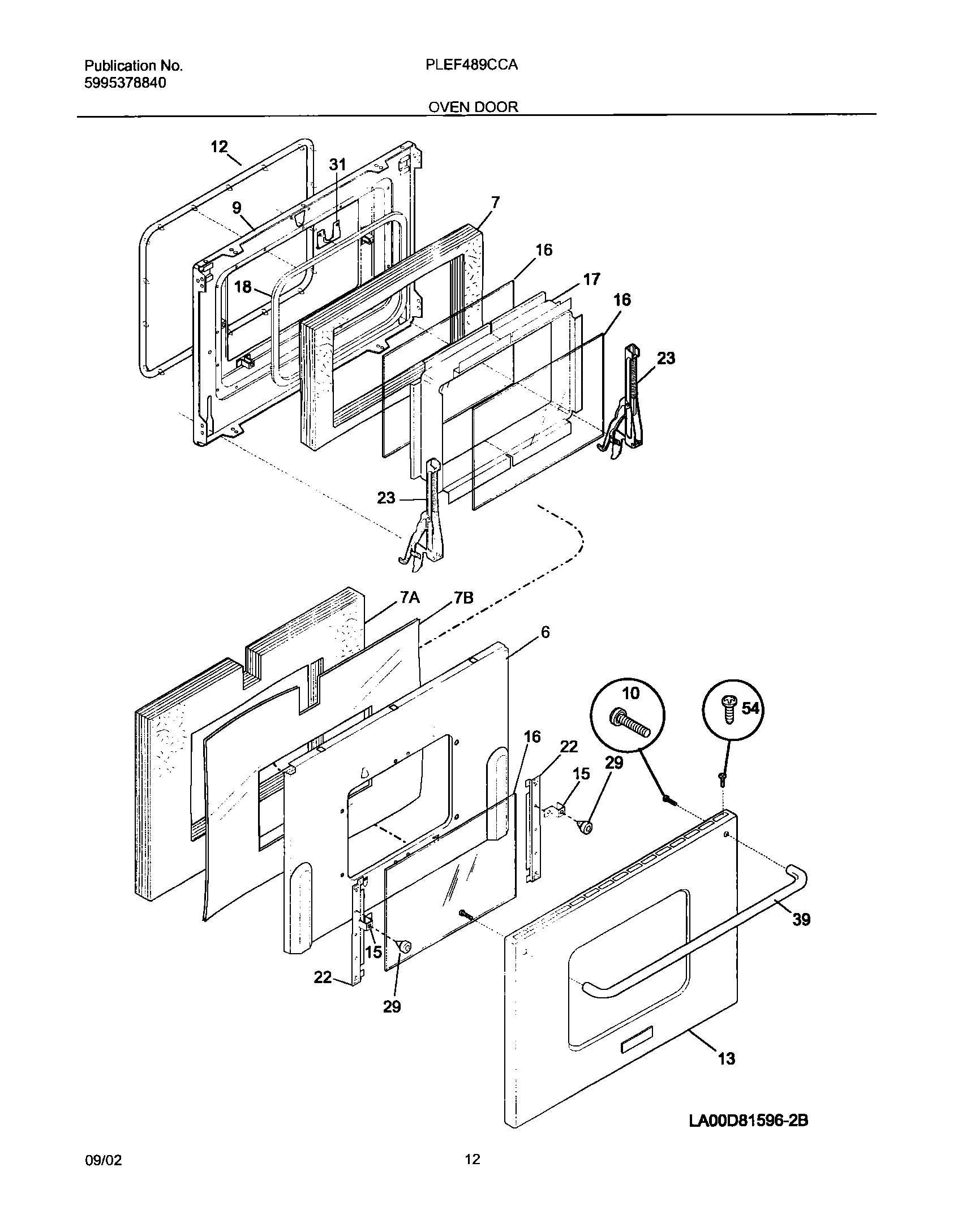 11 - OVEN DOOR