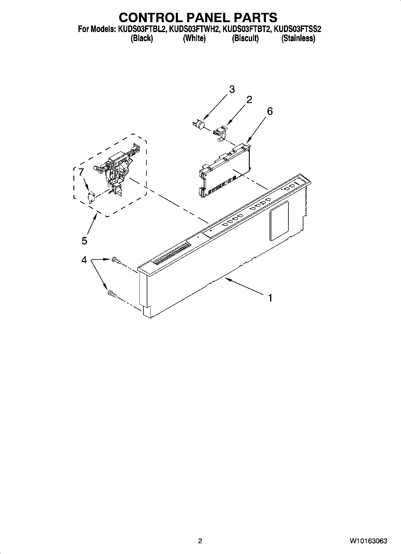 02 - CONTROL PANEL PARTS