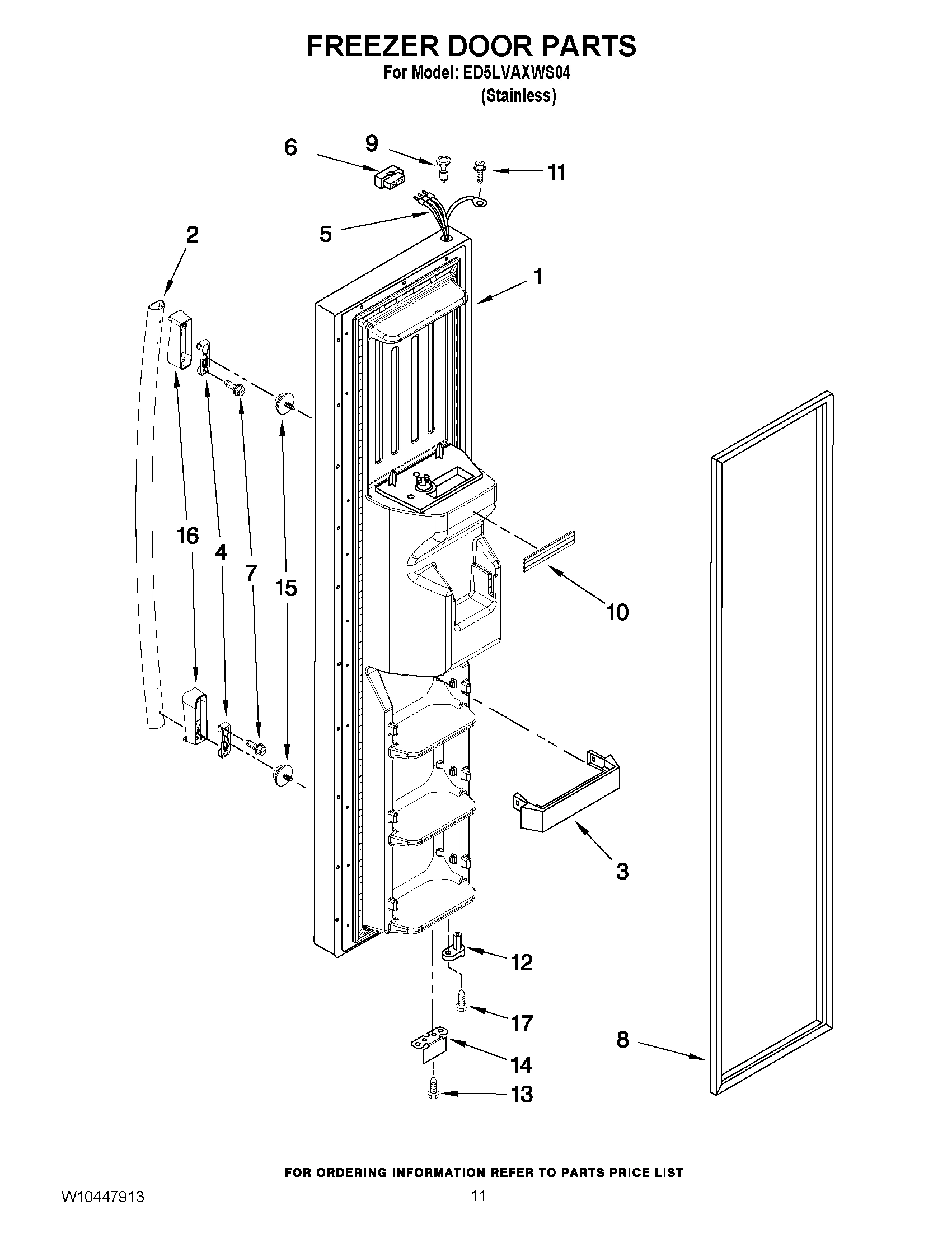 06 - FREEZER DOOR PARTS