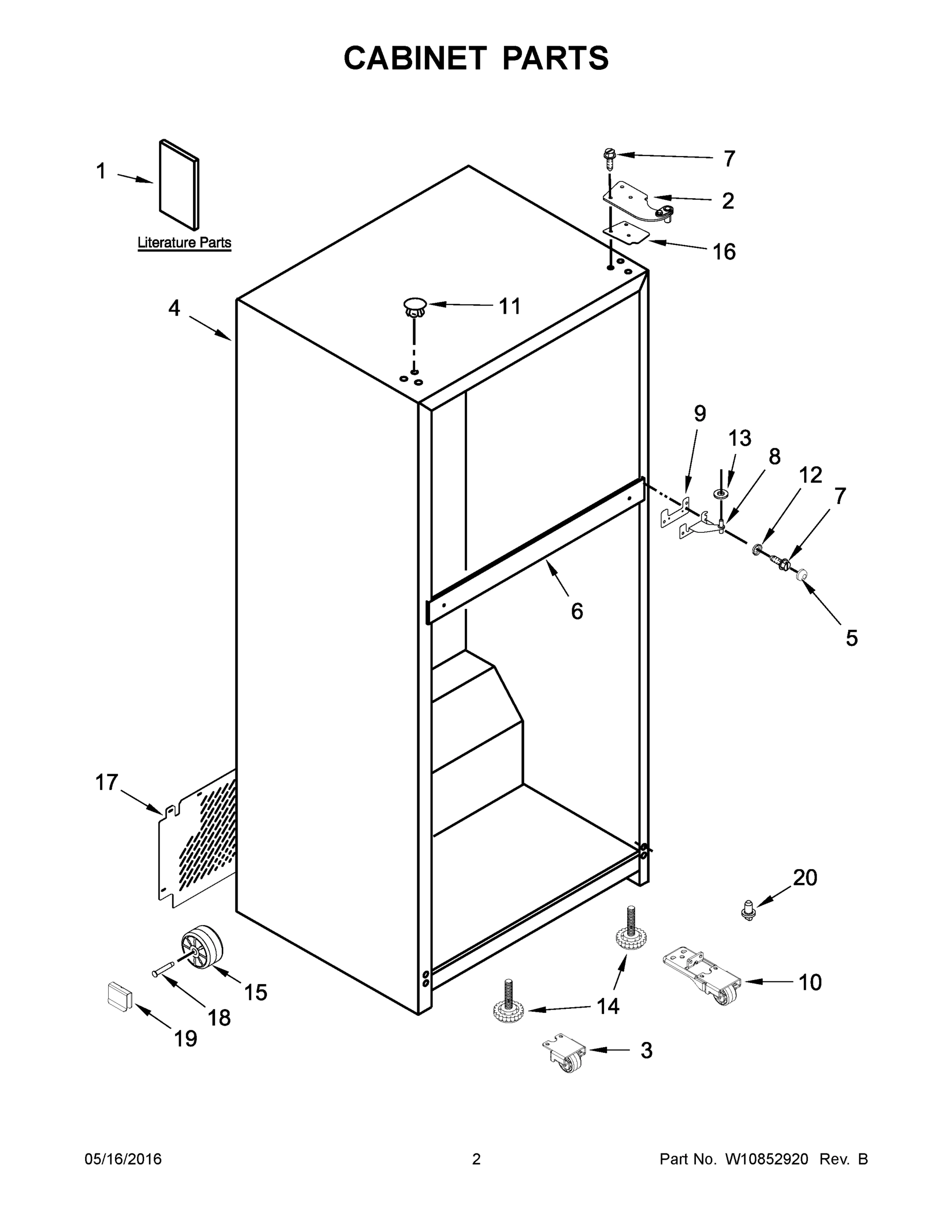 02 - CABINET PARTS