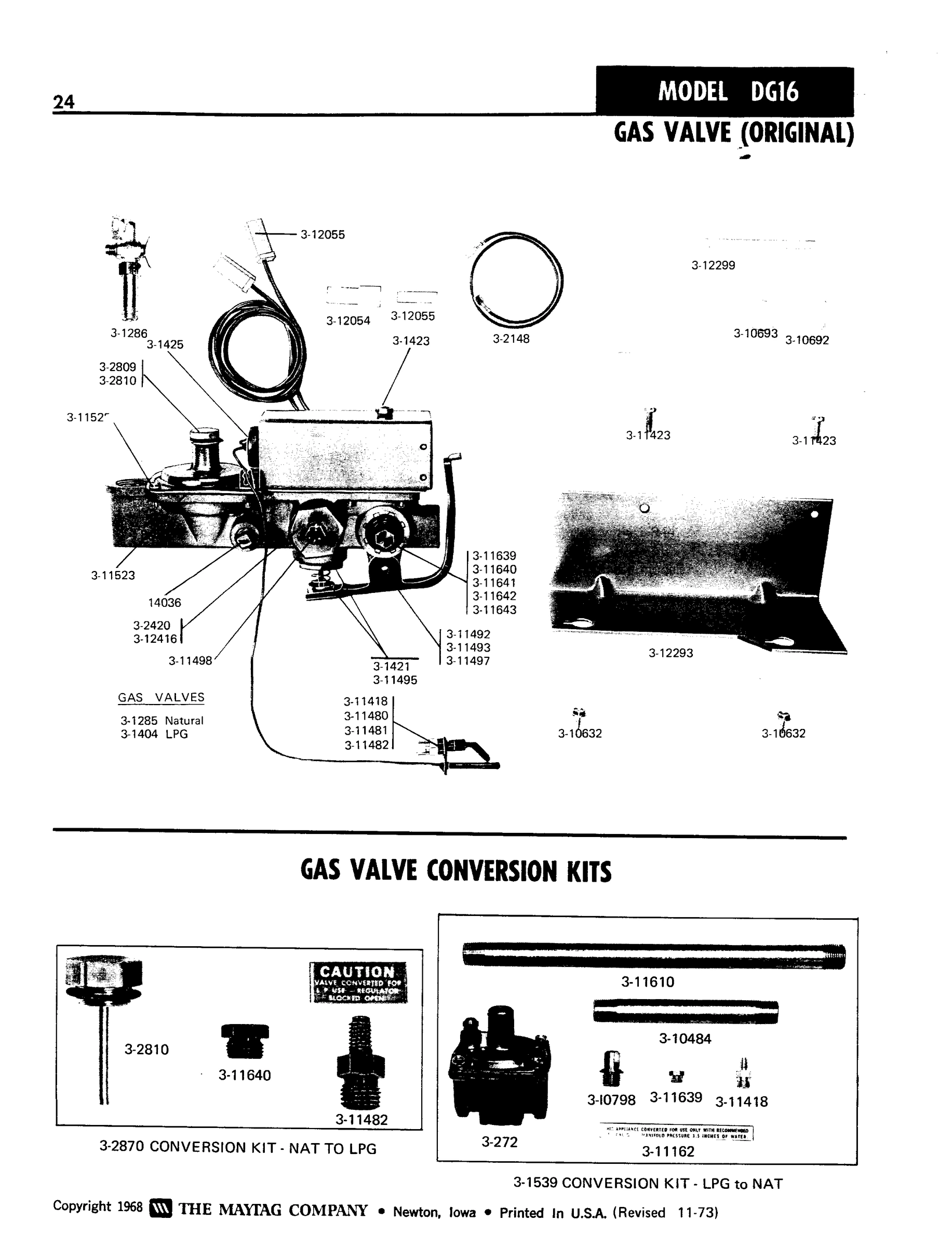 10 - GAS VALVE (ORIGINAL)