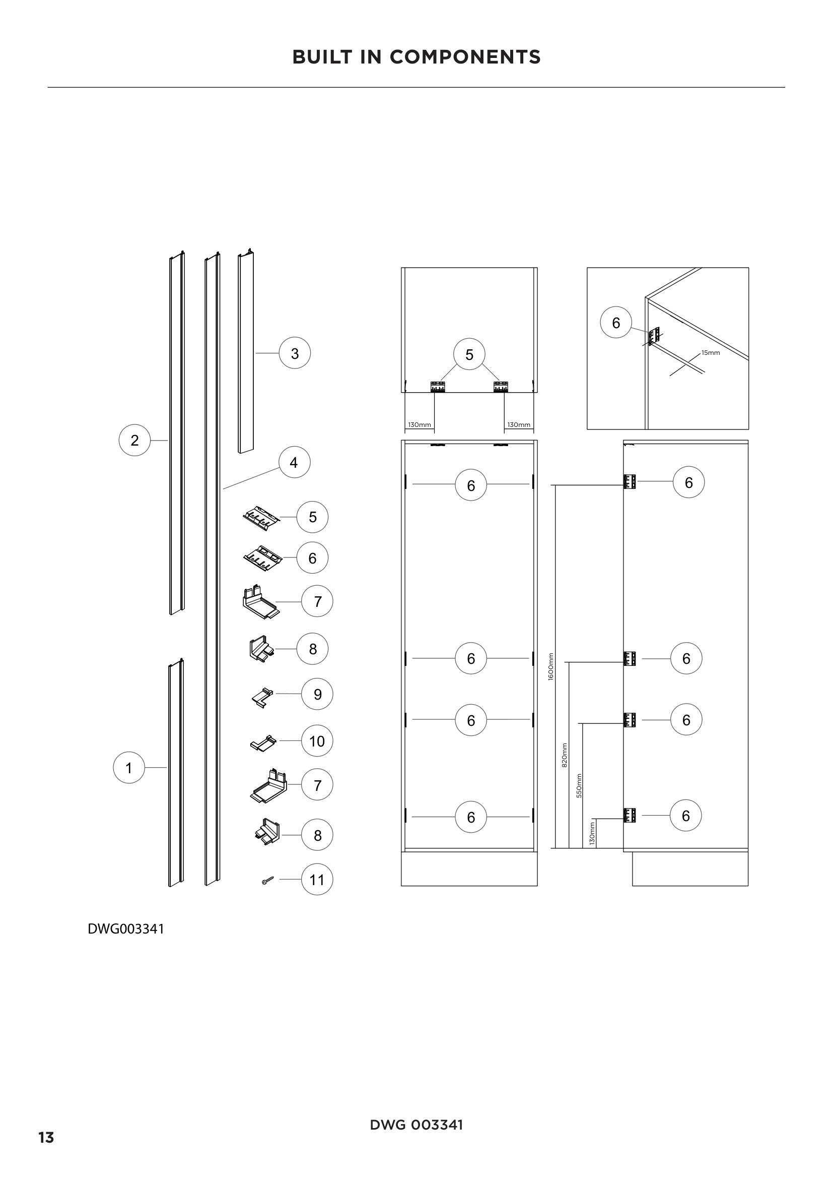 BUILT IN COMPONENTS