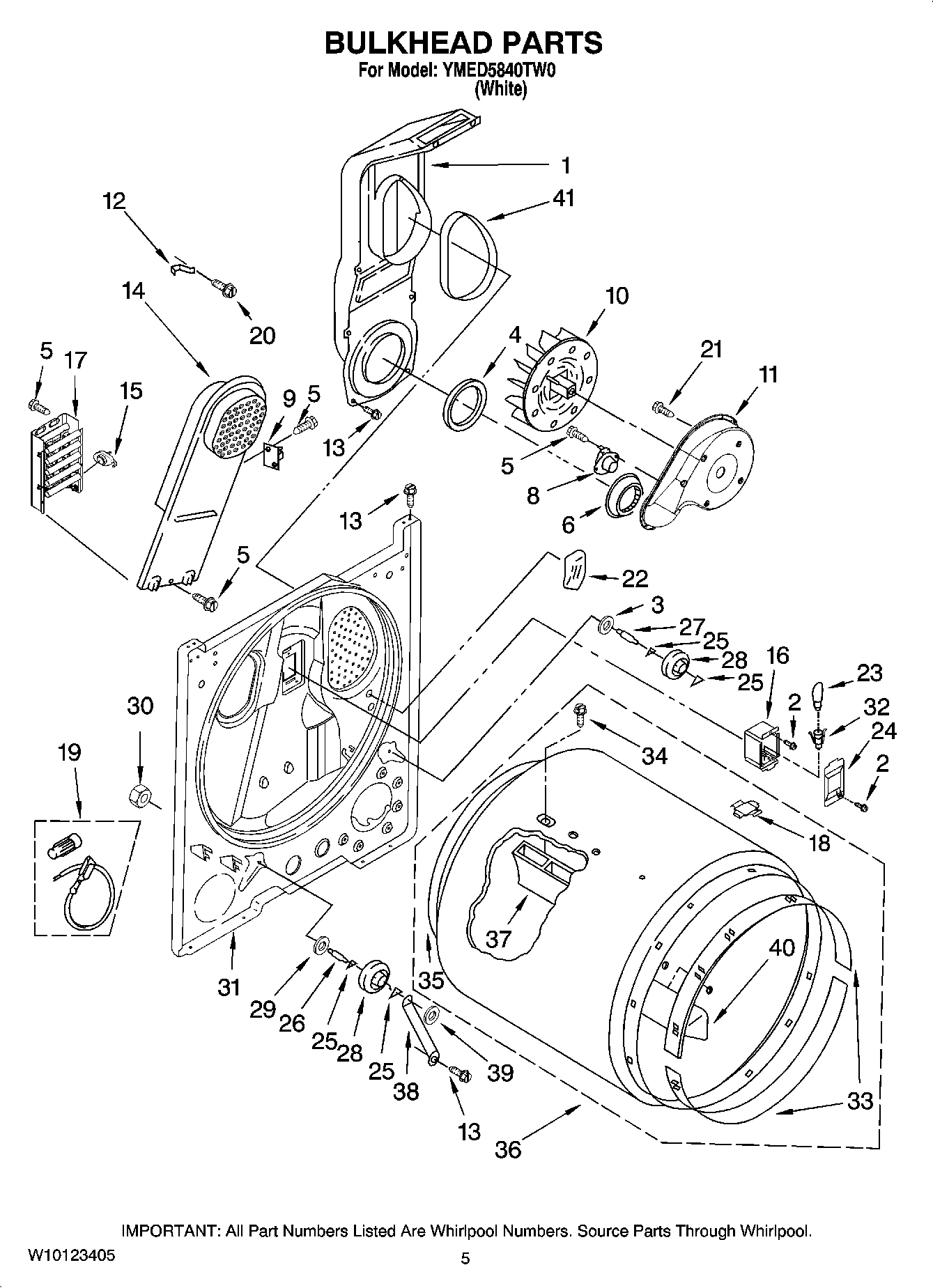 03 - BULKHEAD PARTS, OPTIONAL PARTS (NOT INCLUDED)