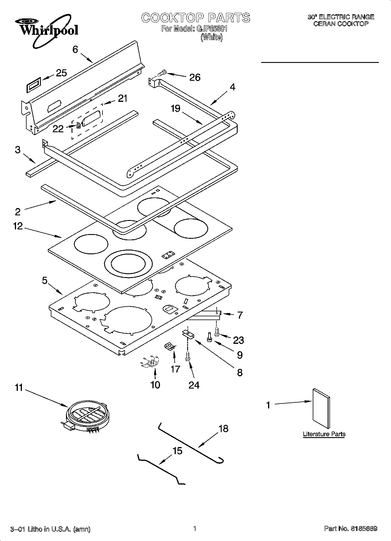 01 - COOKTOP PARTS