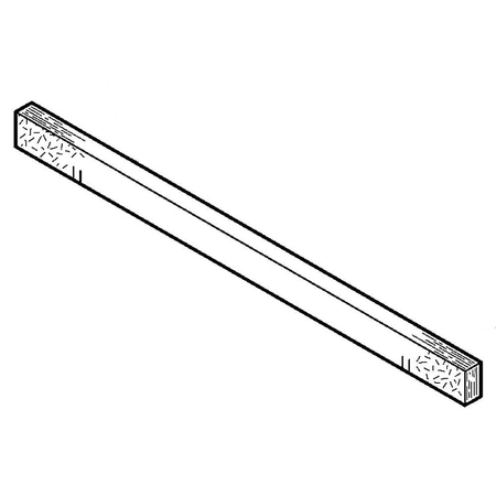 WB35T10167 GE Oven Door Top Insulation Up