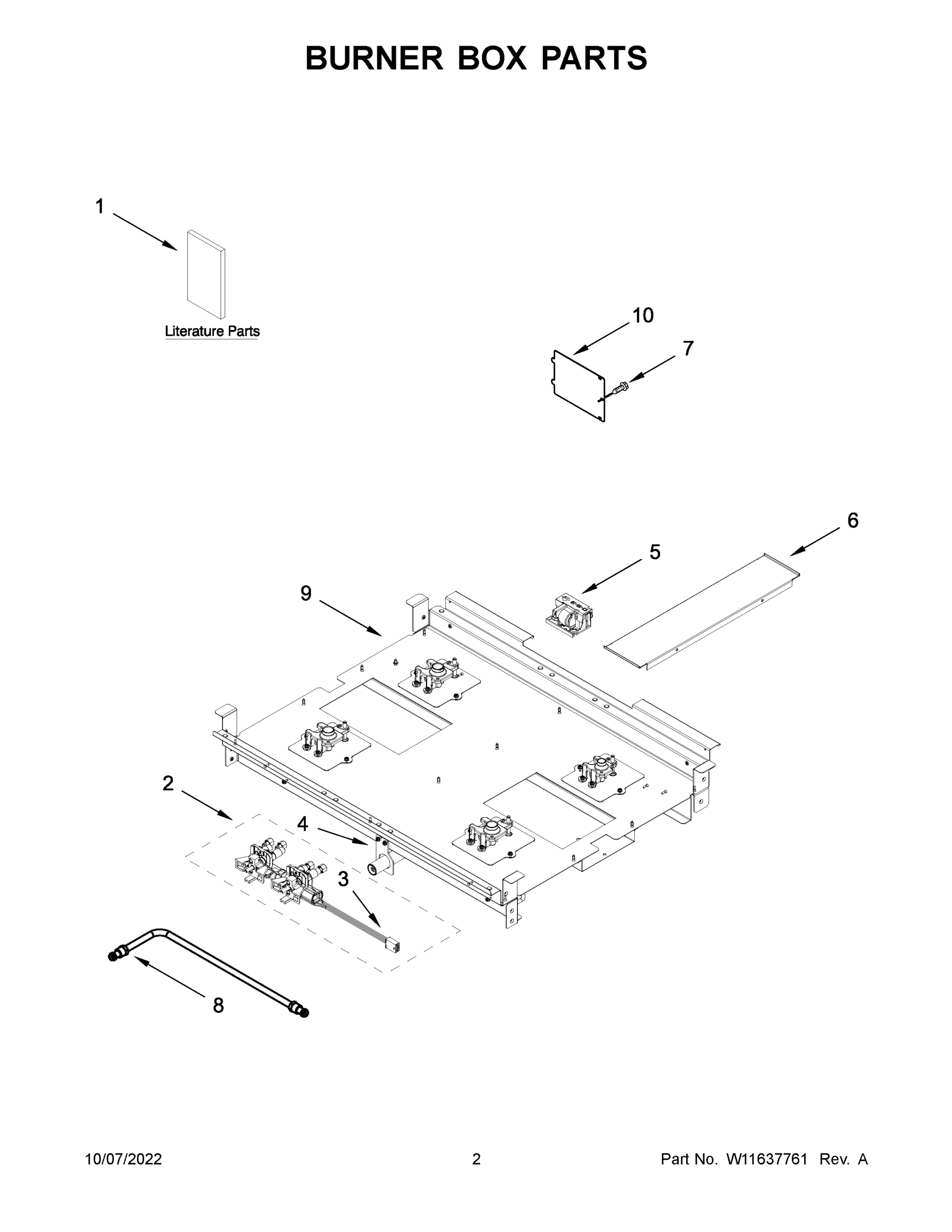02 - BURNER BOX PARTS