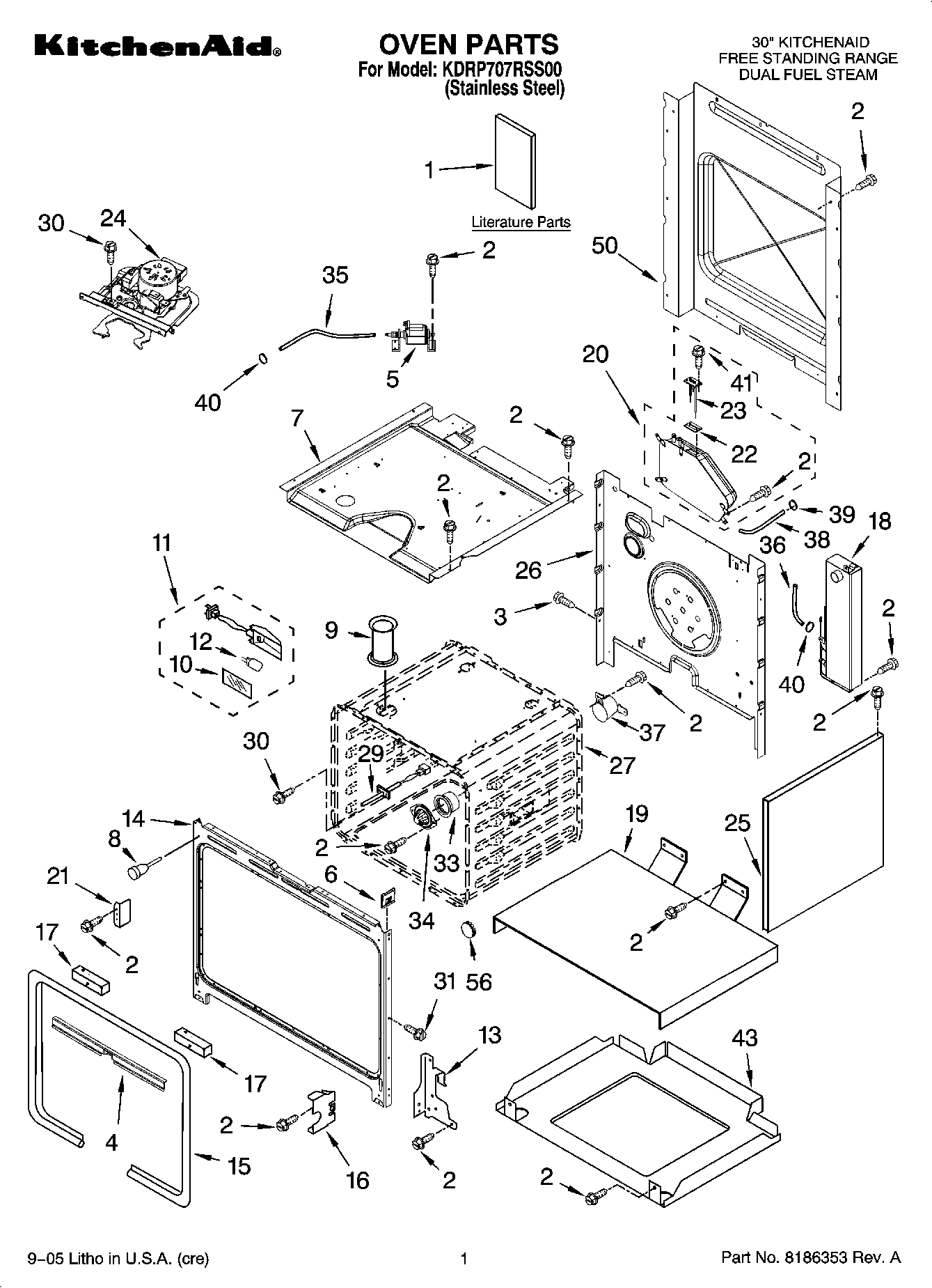 01 - OVEN PARTS