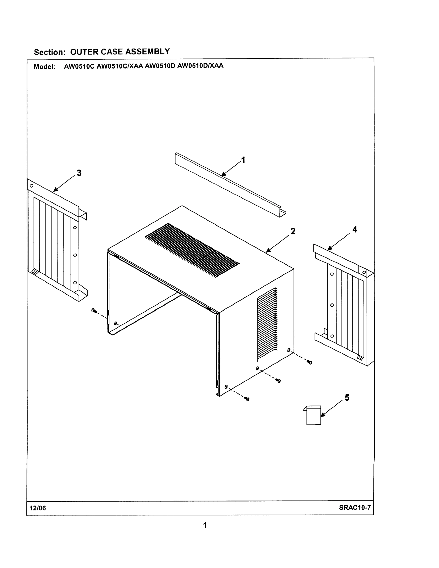 03 - OUTER CASE ASSEMBLY
