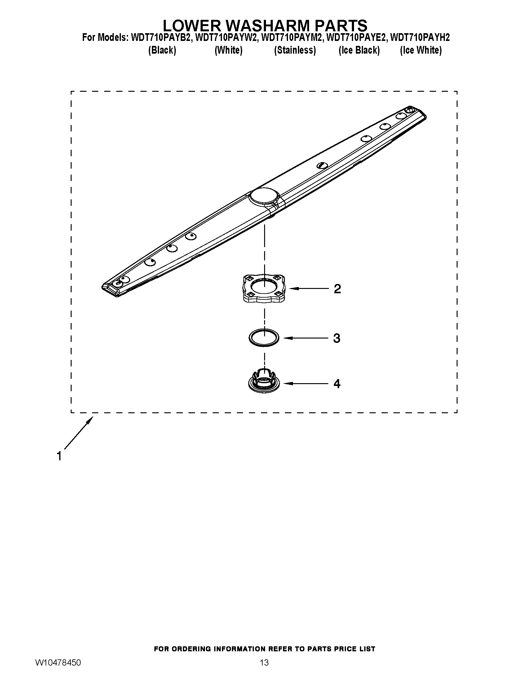 11 - LOWER WASHARM PARTS