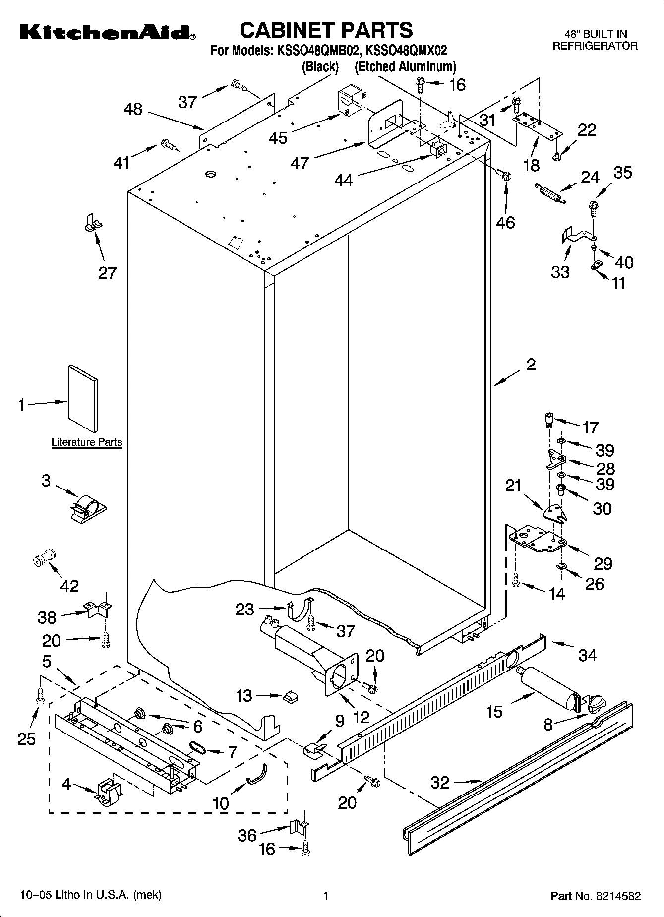 01 - CABINET PARTS
