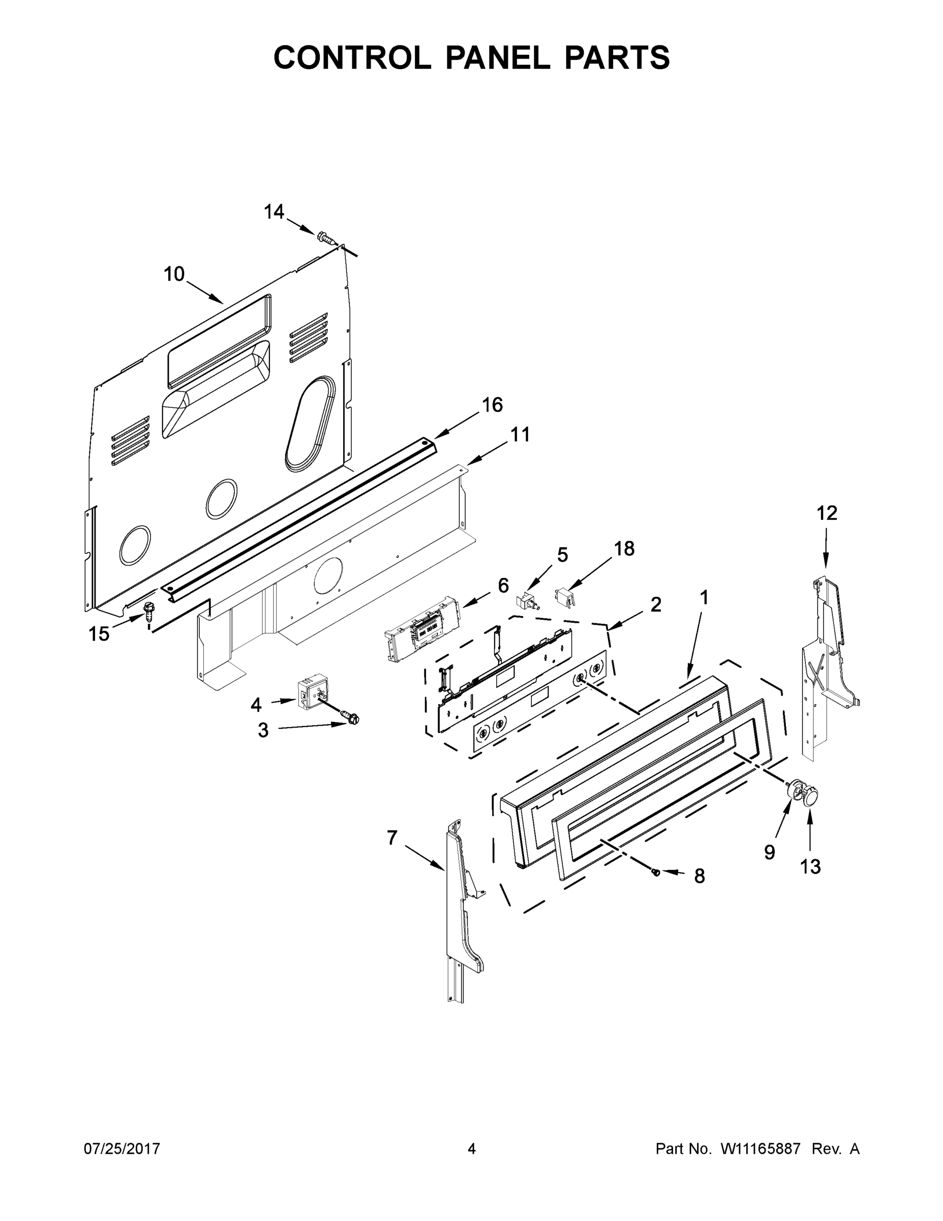 03 - CONTROL PANEL PARTS