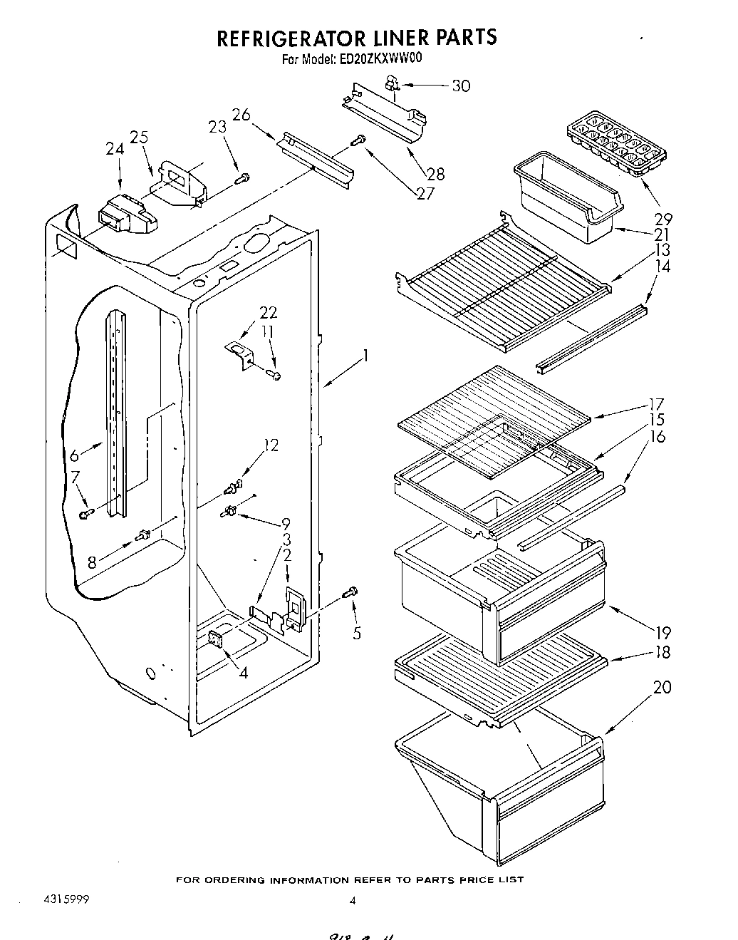 03 - REFRIGERATOR LINER