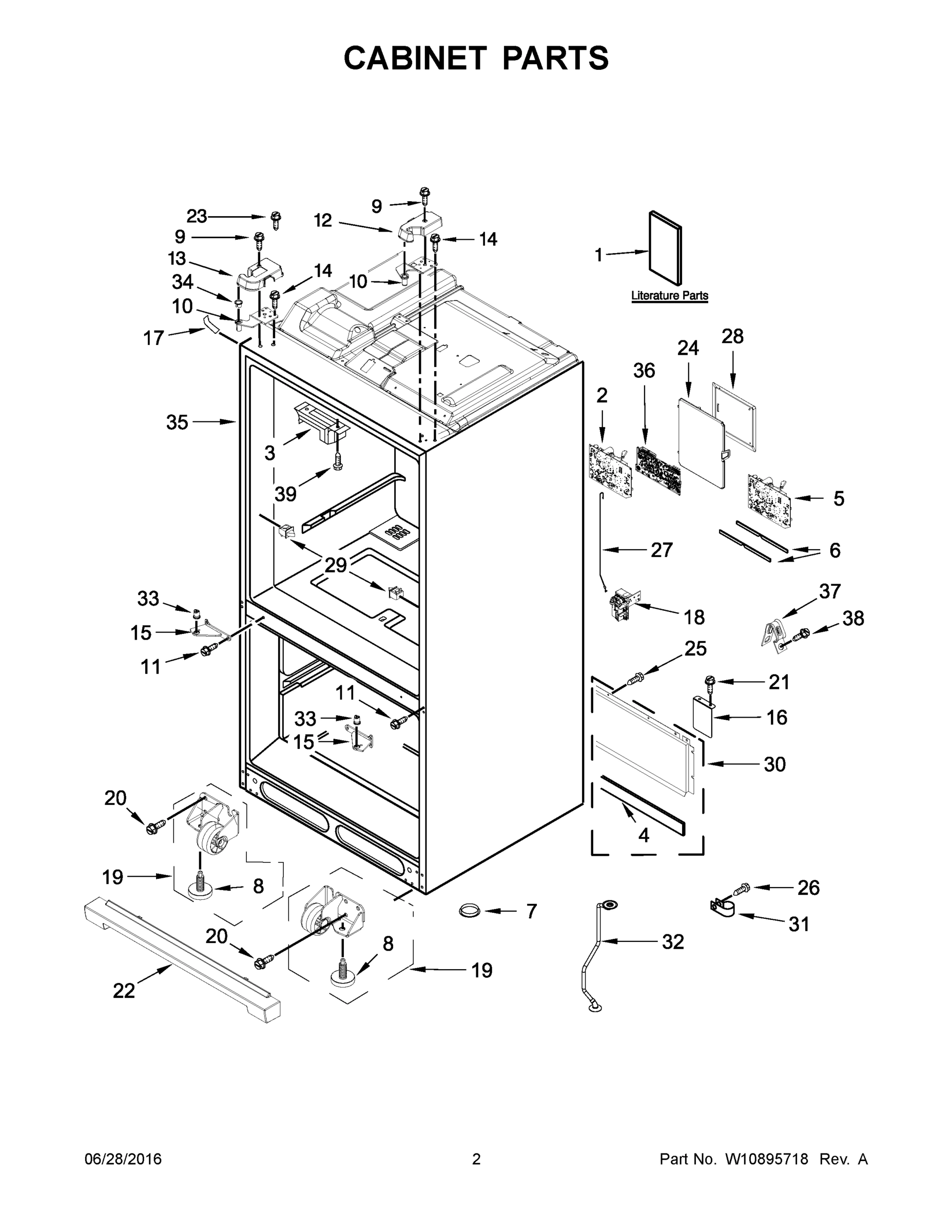 02 - CABINET PARTS