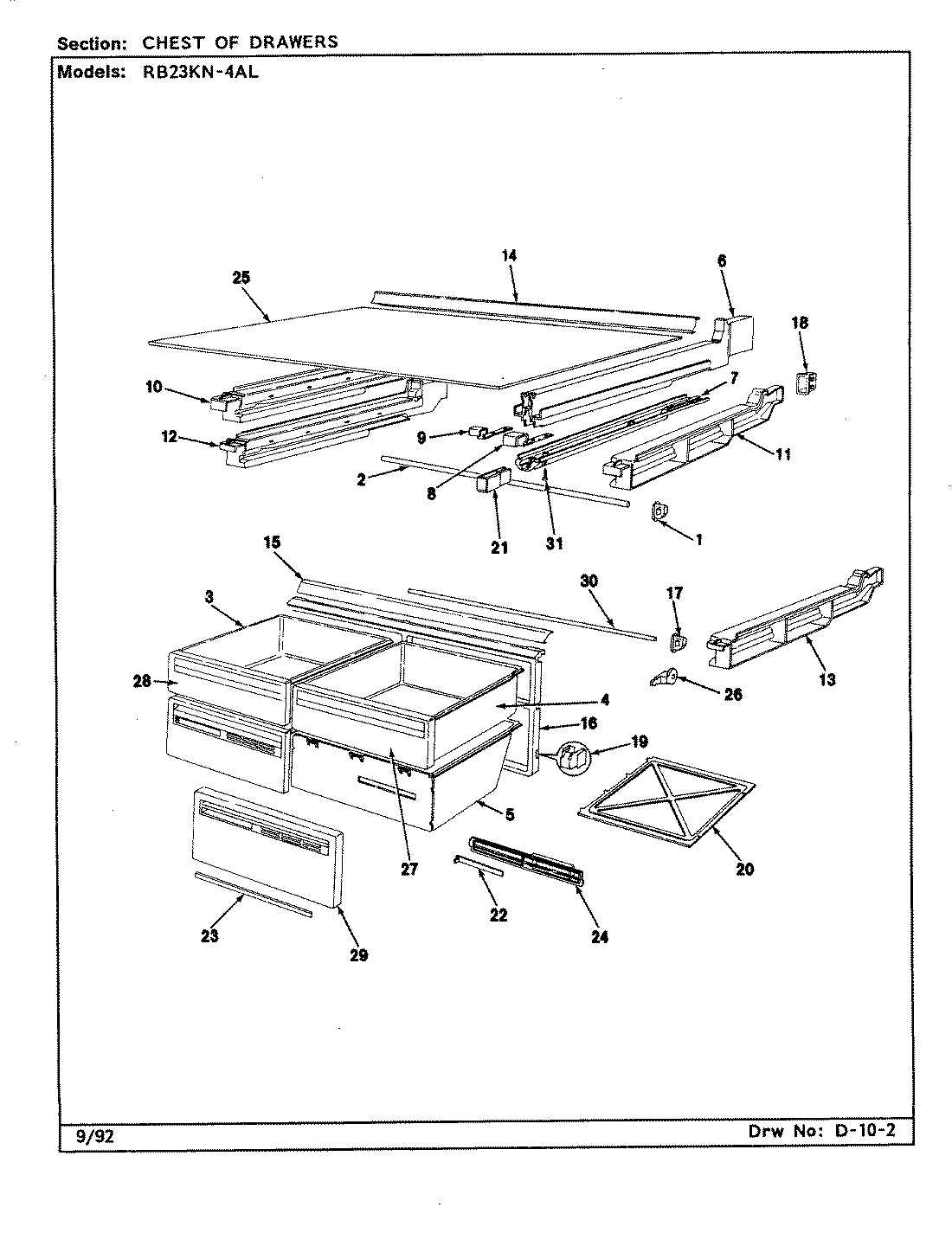 01 - CHEST OF DRAWERS