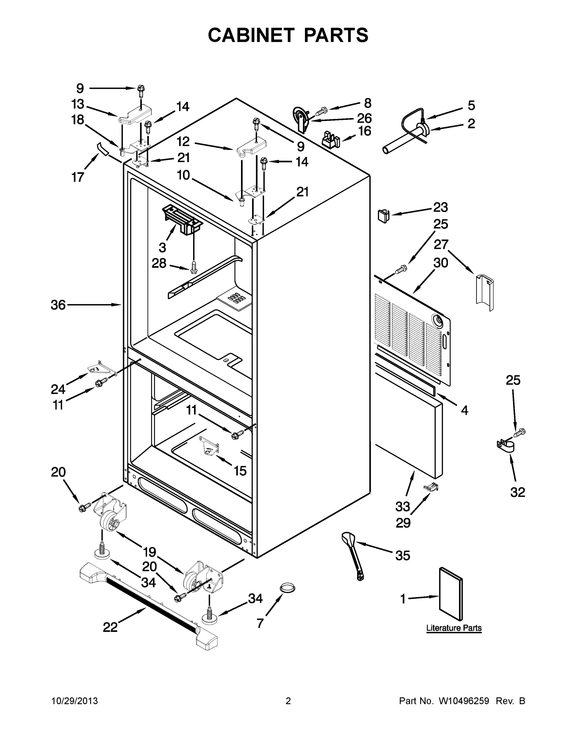 02 - CABINET PARTS