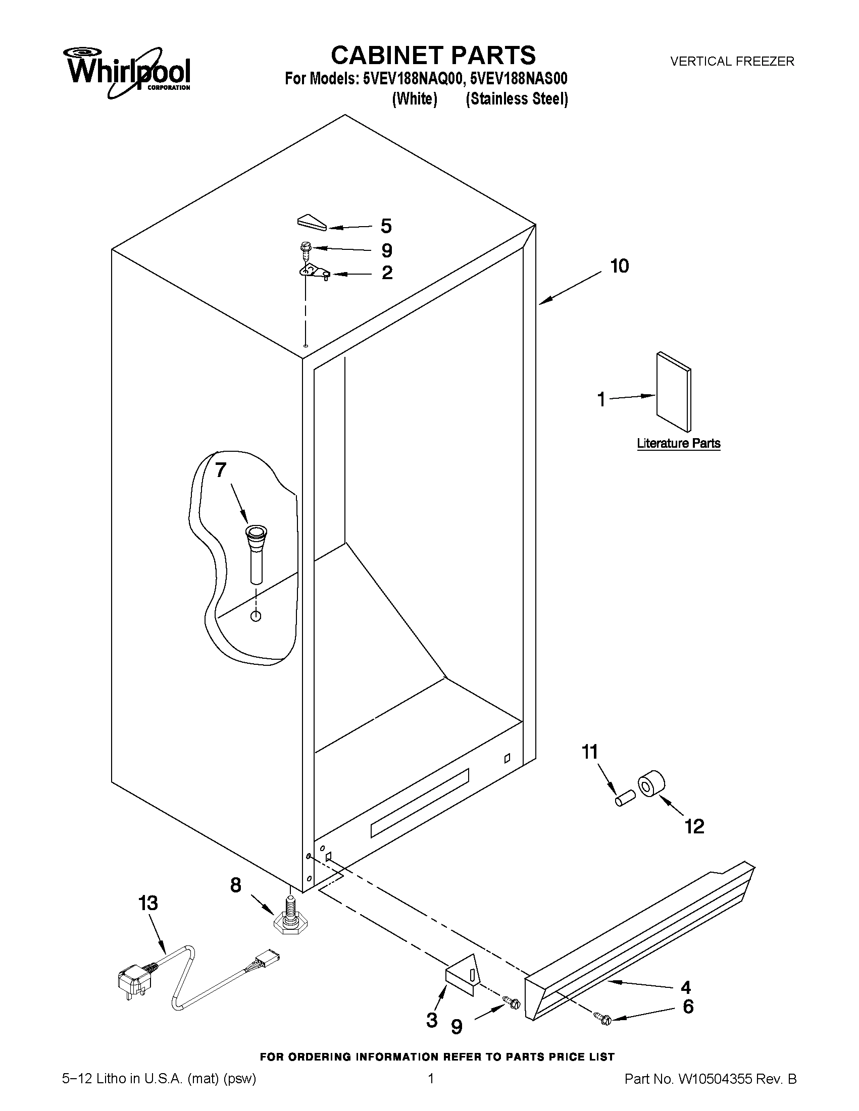 01 - CABINET PARTS
