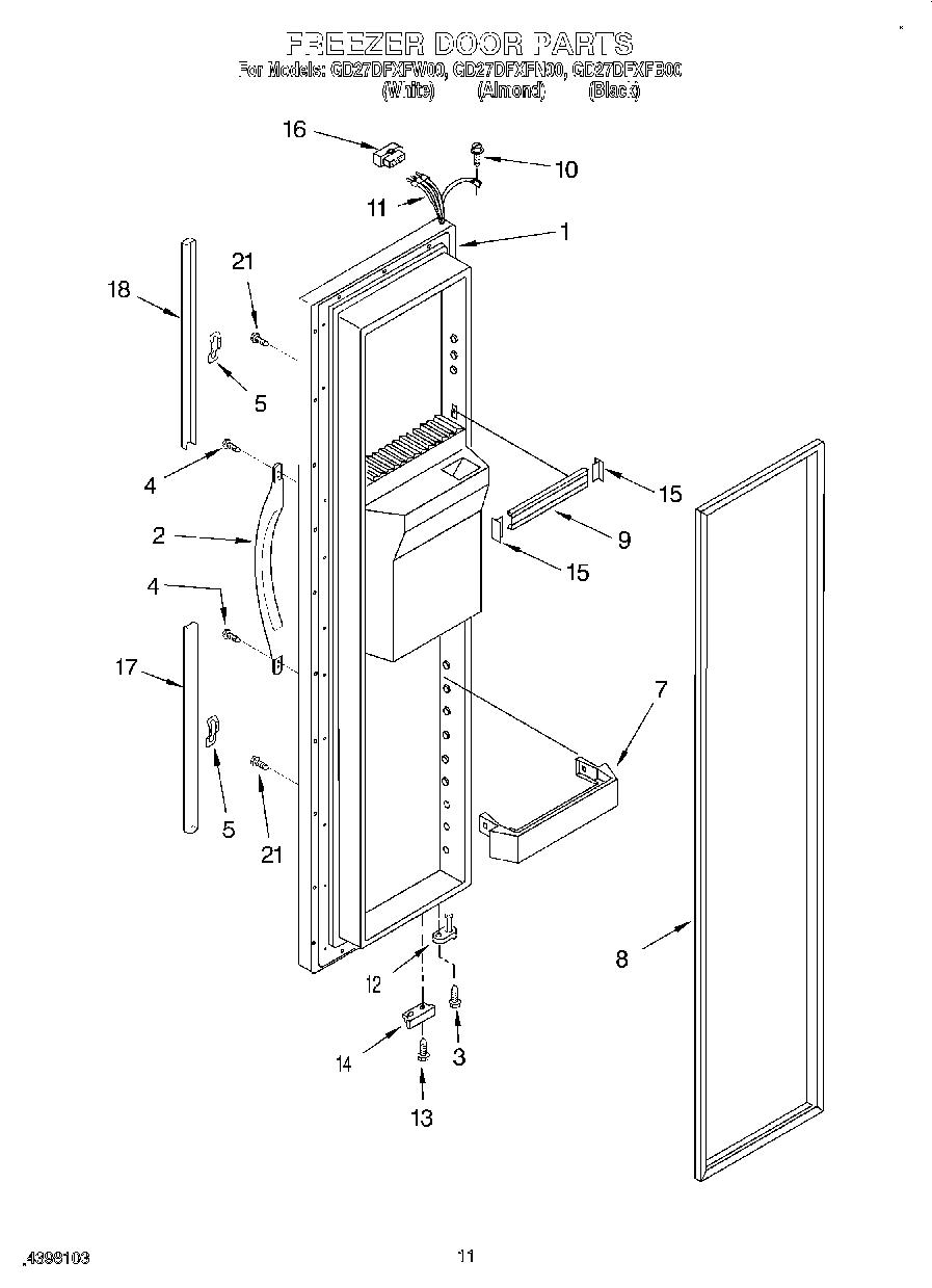 07 - FREEZER DOOR