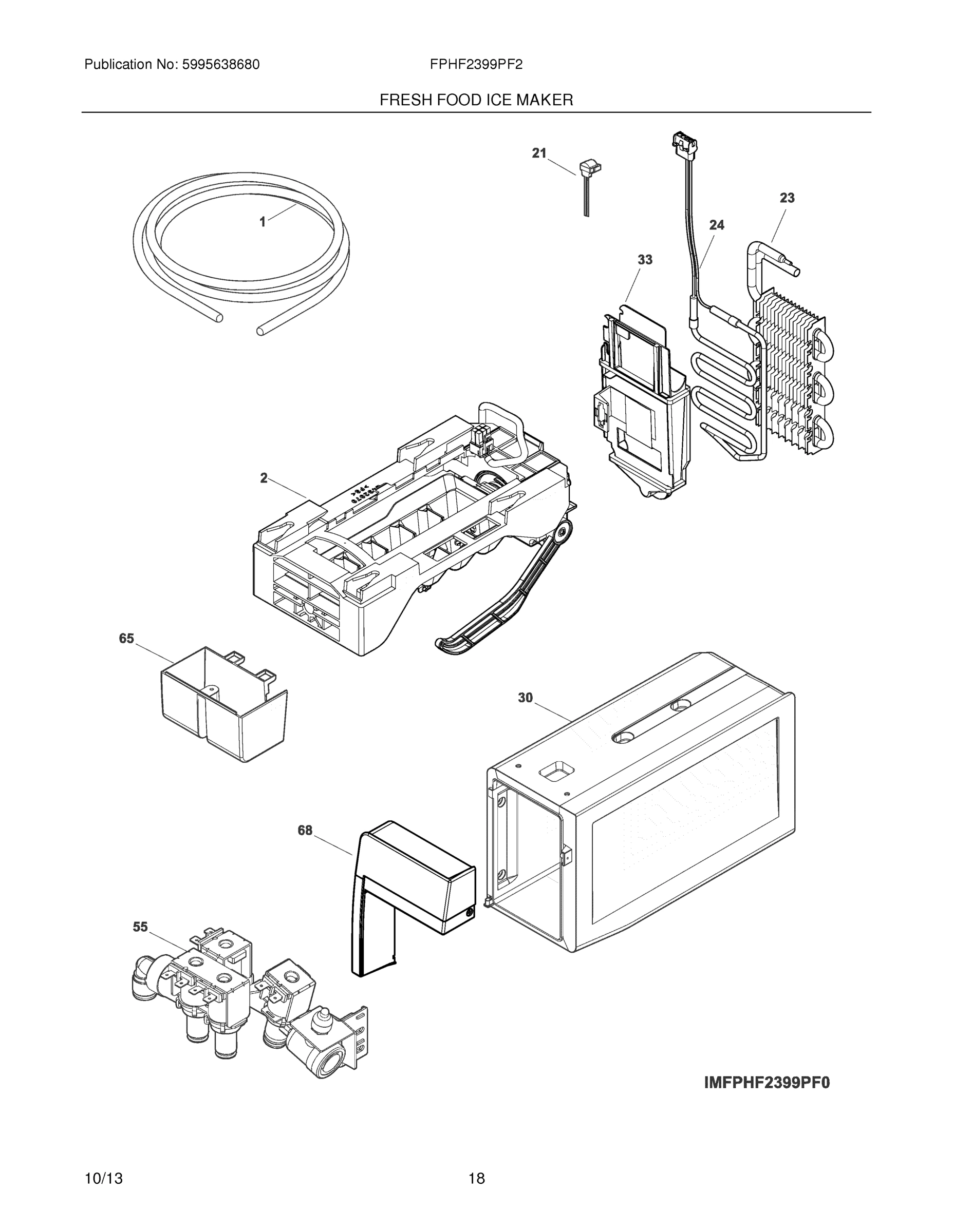 17 - FRESH FOOD ICE MAKER