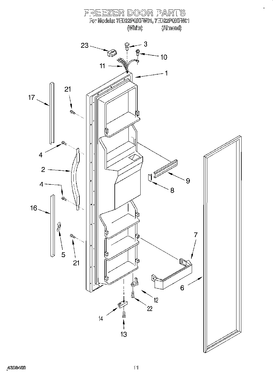 08 - FREEZER DOOR